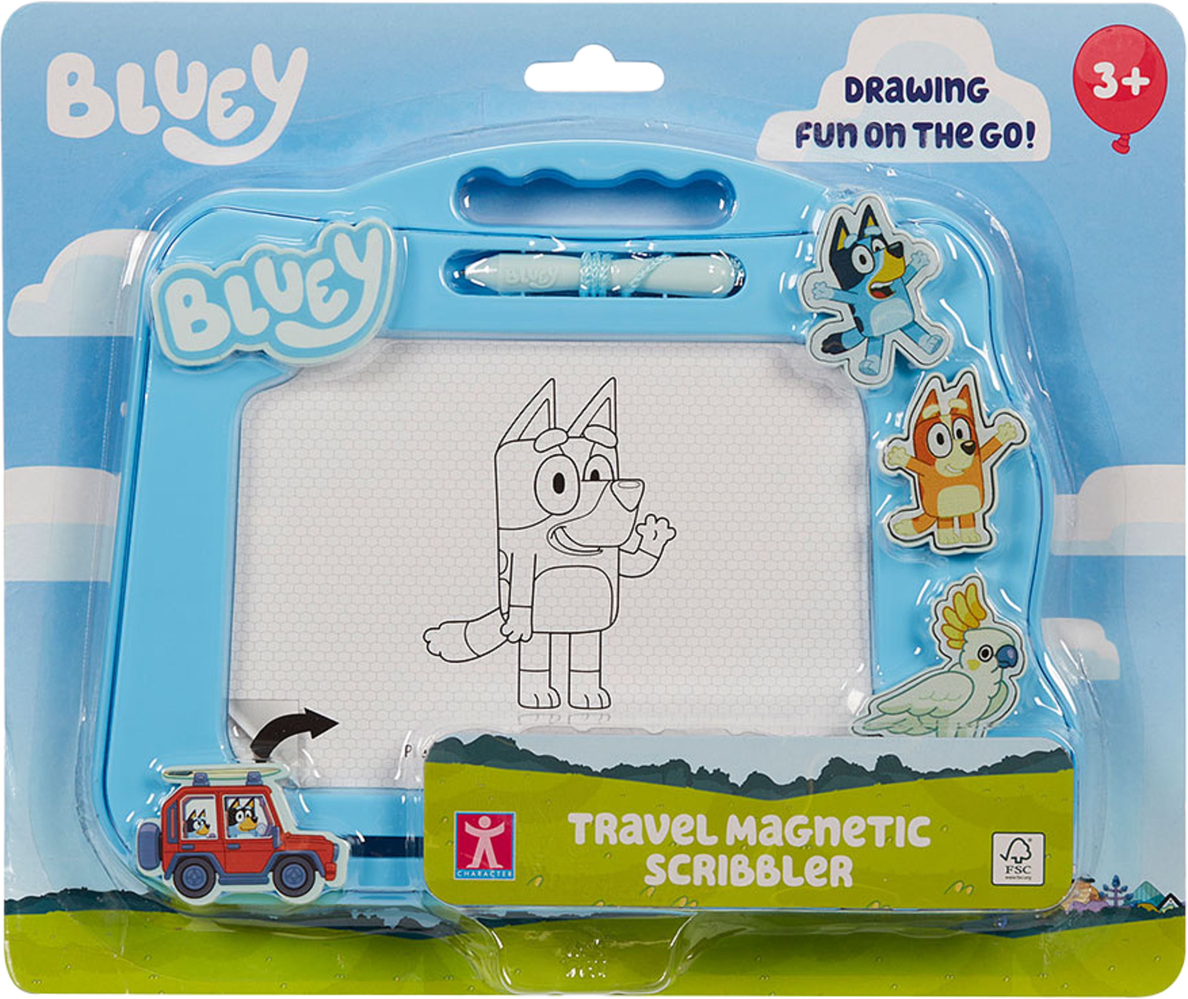 BLUEY TRAVEL MAGNETIC SCRIBBLER