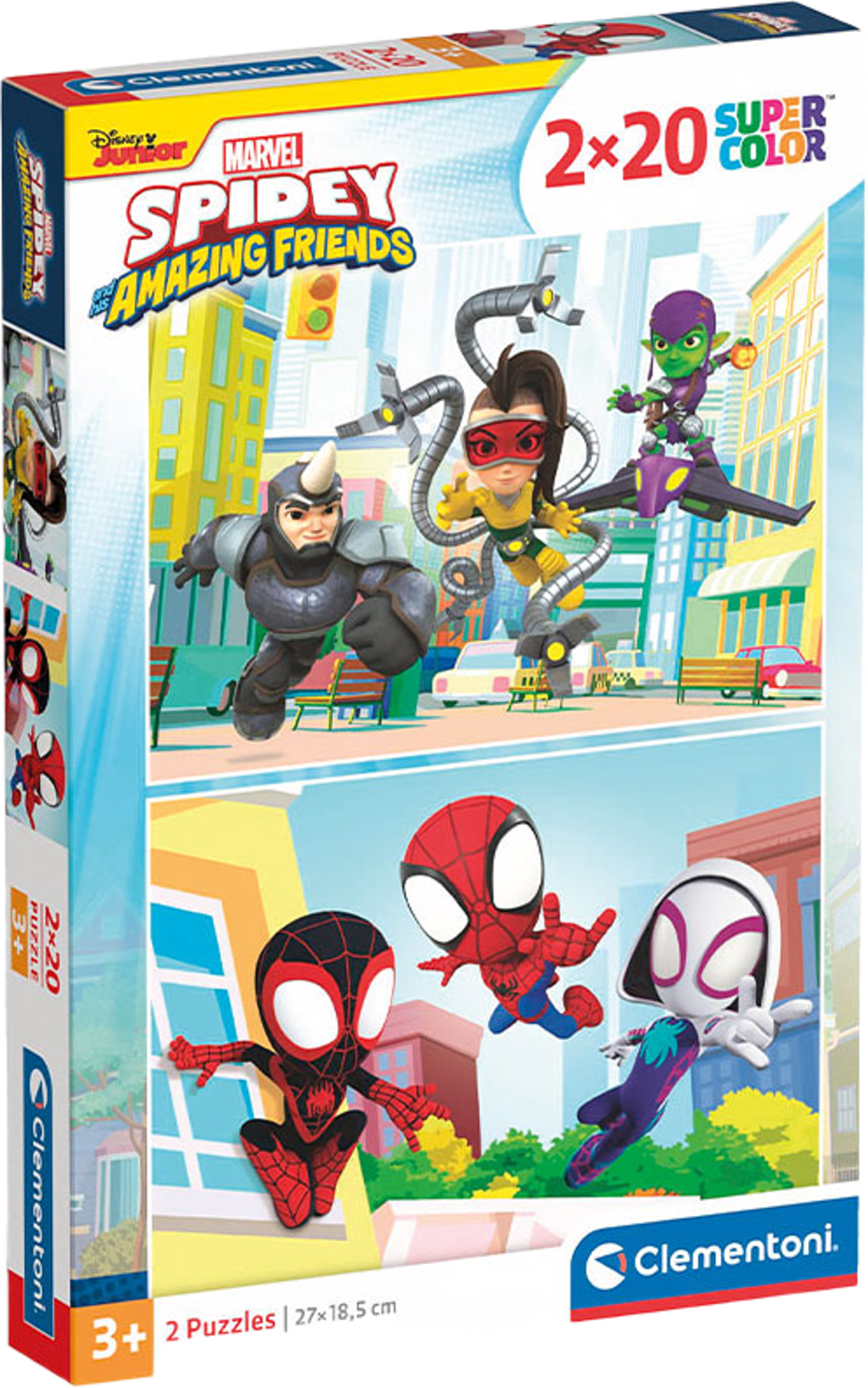 2x20 pcs Puzzles Spidey and his Amazing Friends