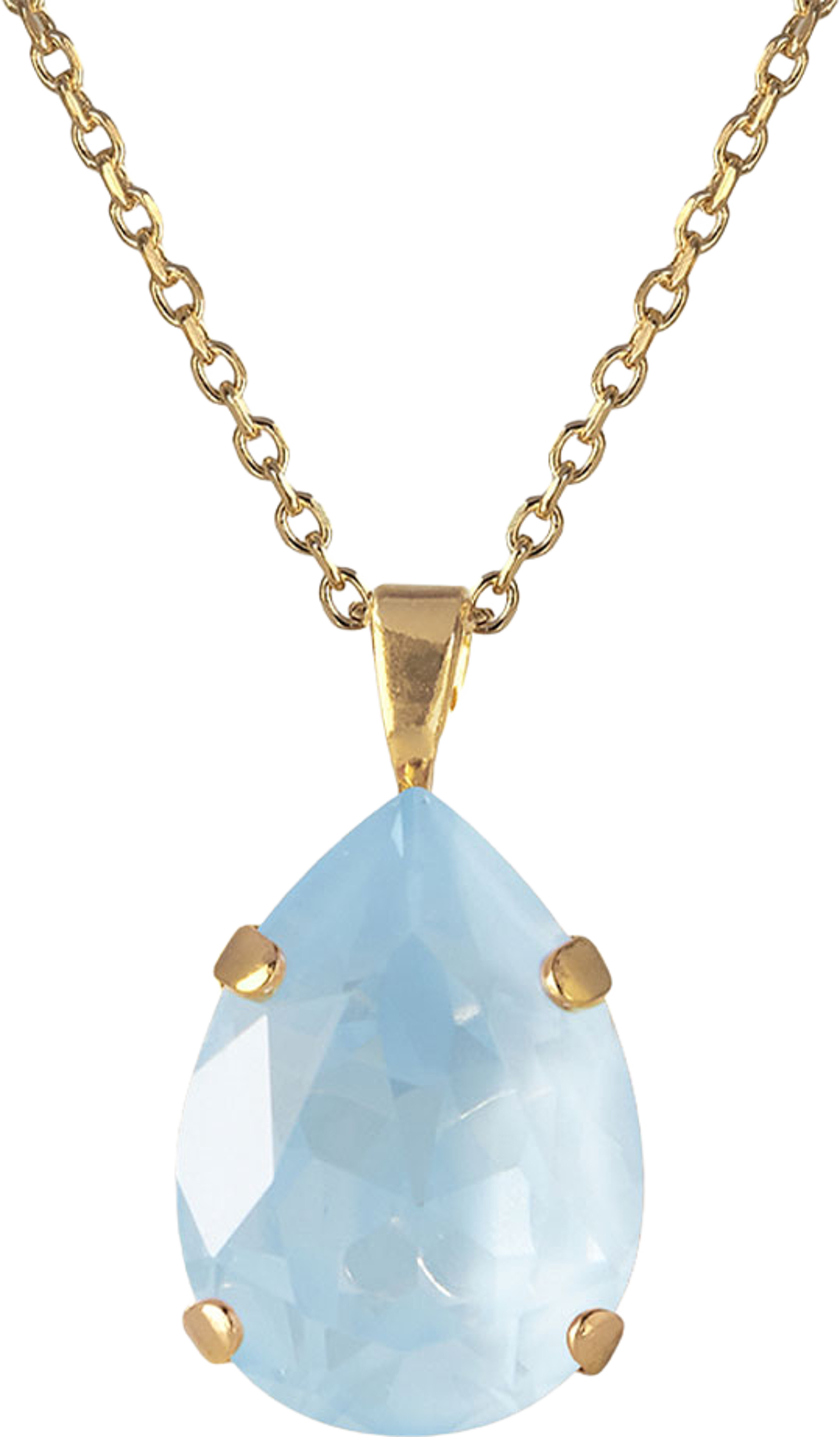 Mini Drop Necklace, från Caroline Svedbom, i färgen Sky Ignite. Klicka för att öppna bilden i stort format