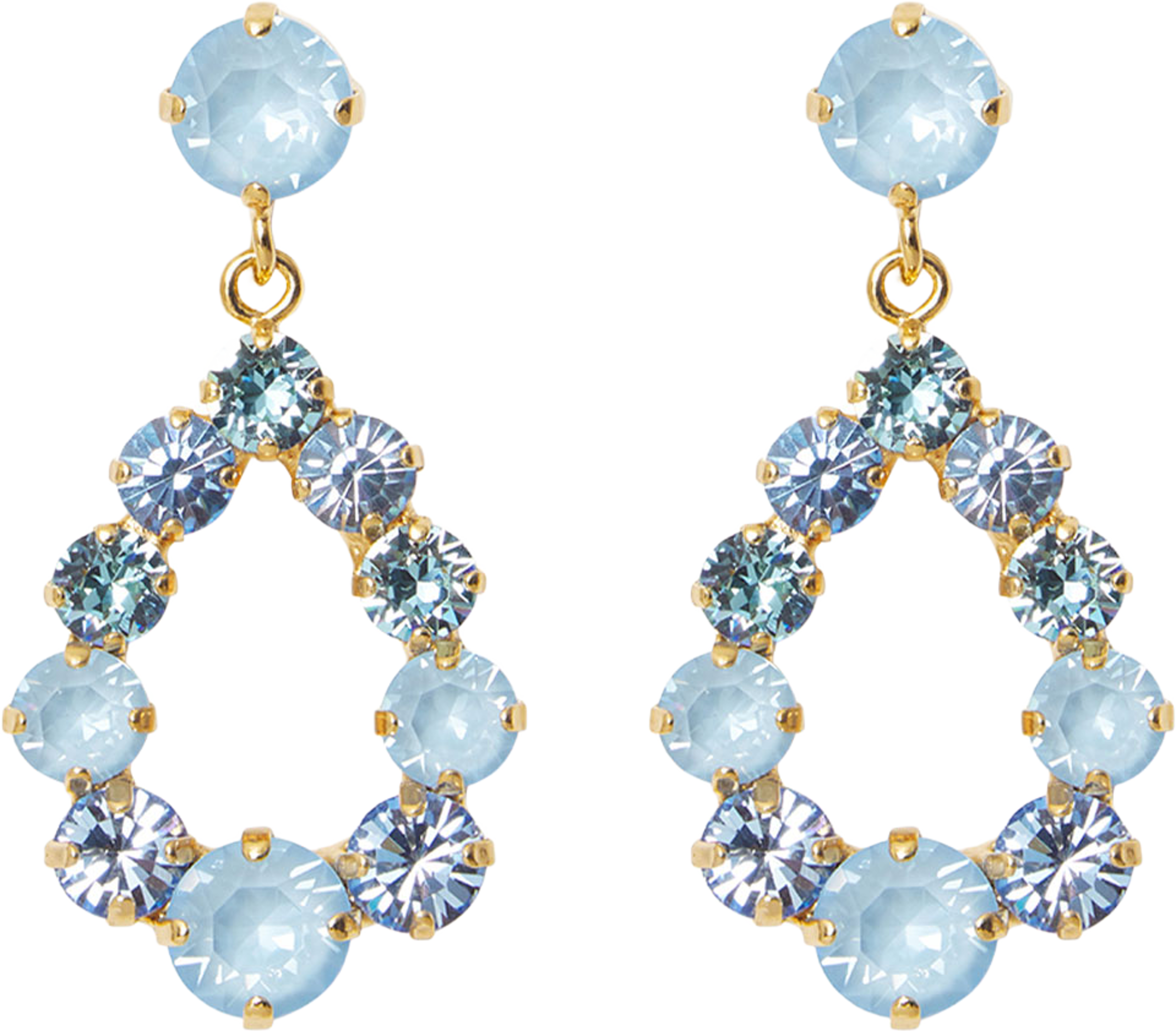 Mini Delia Earrings, från Caroline Svedbom, i färgen Sky Combo. Klicka för att öppna bilden i stort format