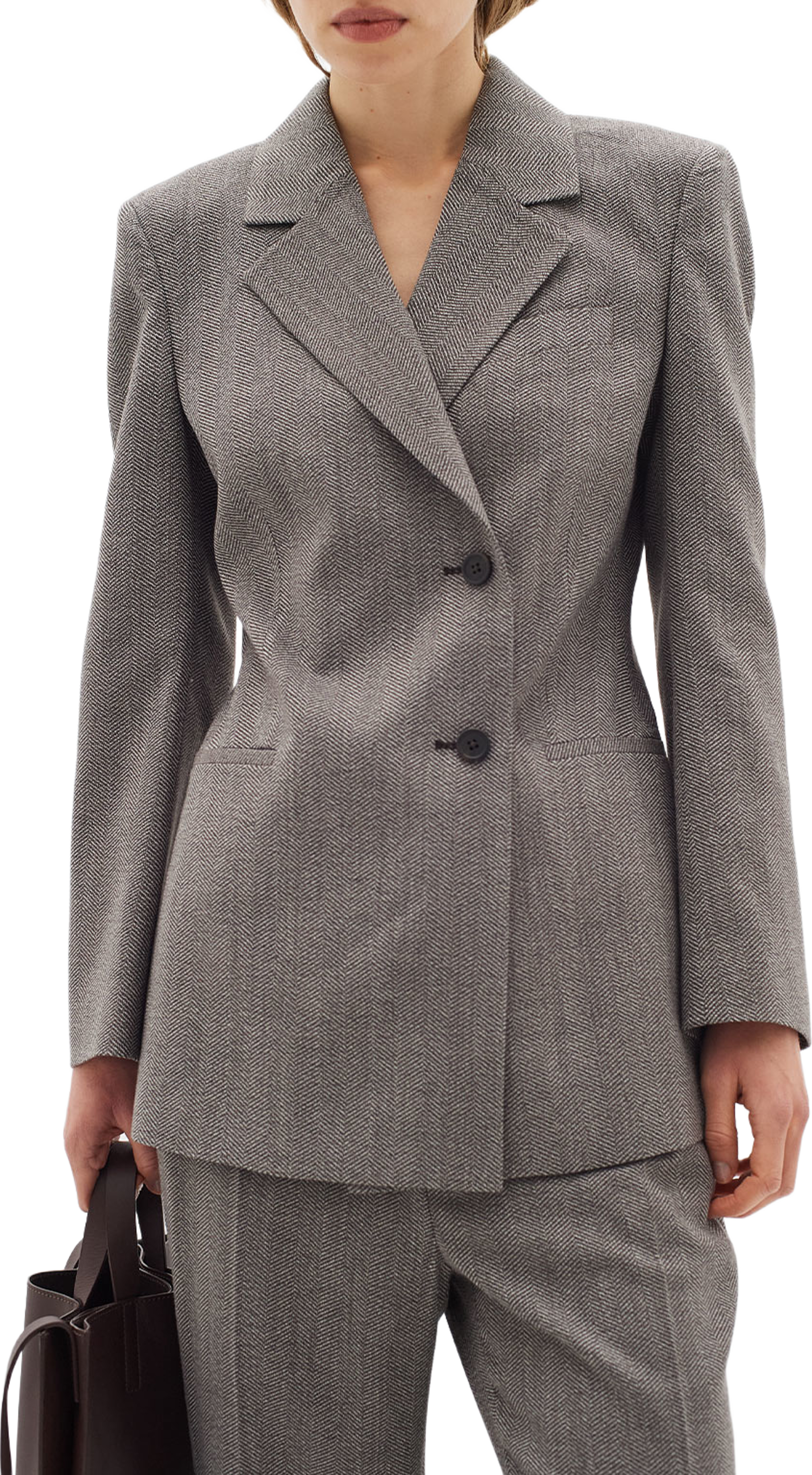 KahlaIW Blazer, från Inwear, i färgen Brown Puce.