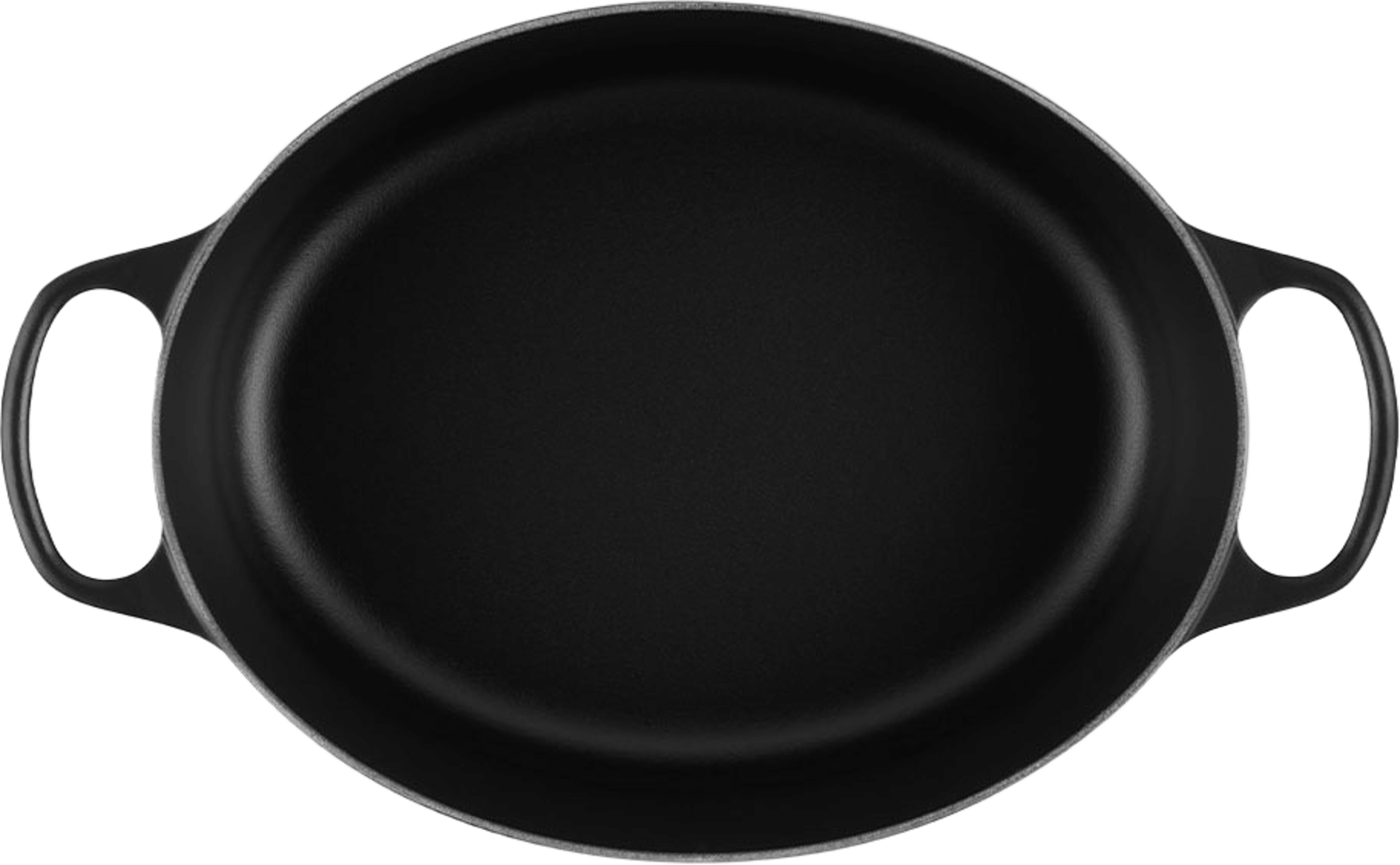 Oval gryta gjutjärn 31 cm Matte Black