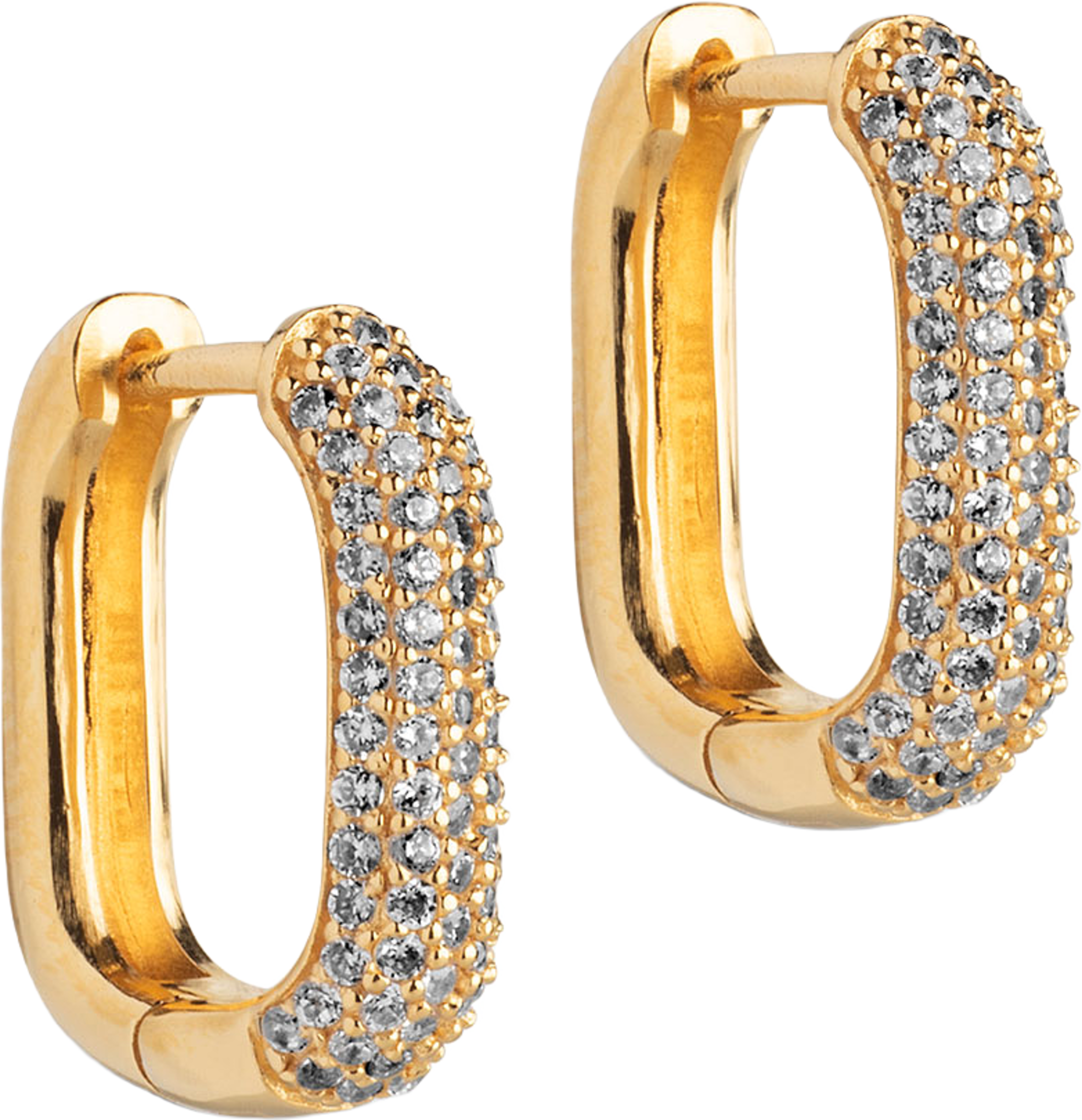 Hoops, Sparkling Square 15 mm