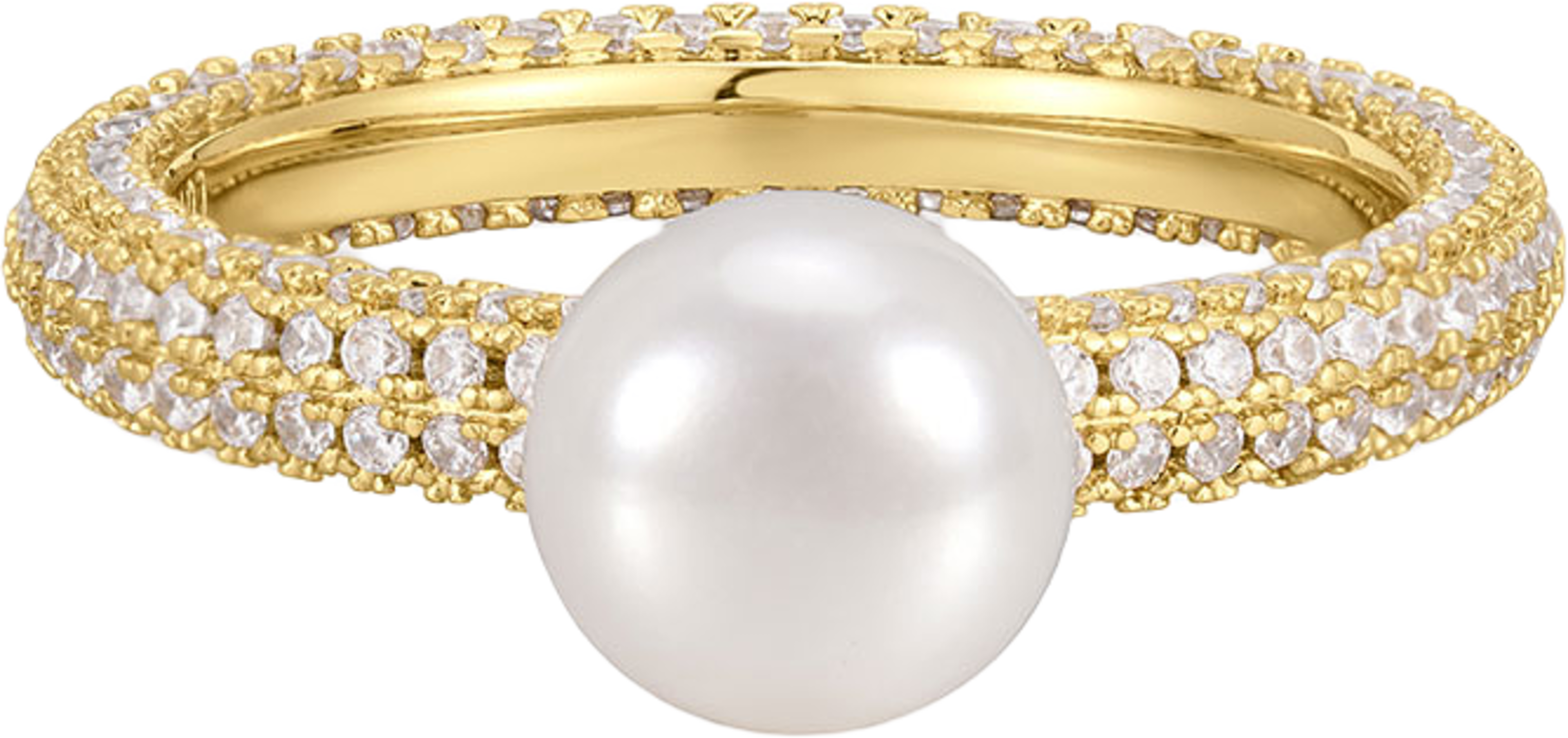 Pearl Pave Amalfi Ring