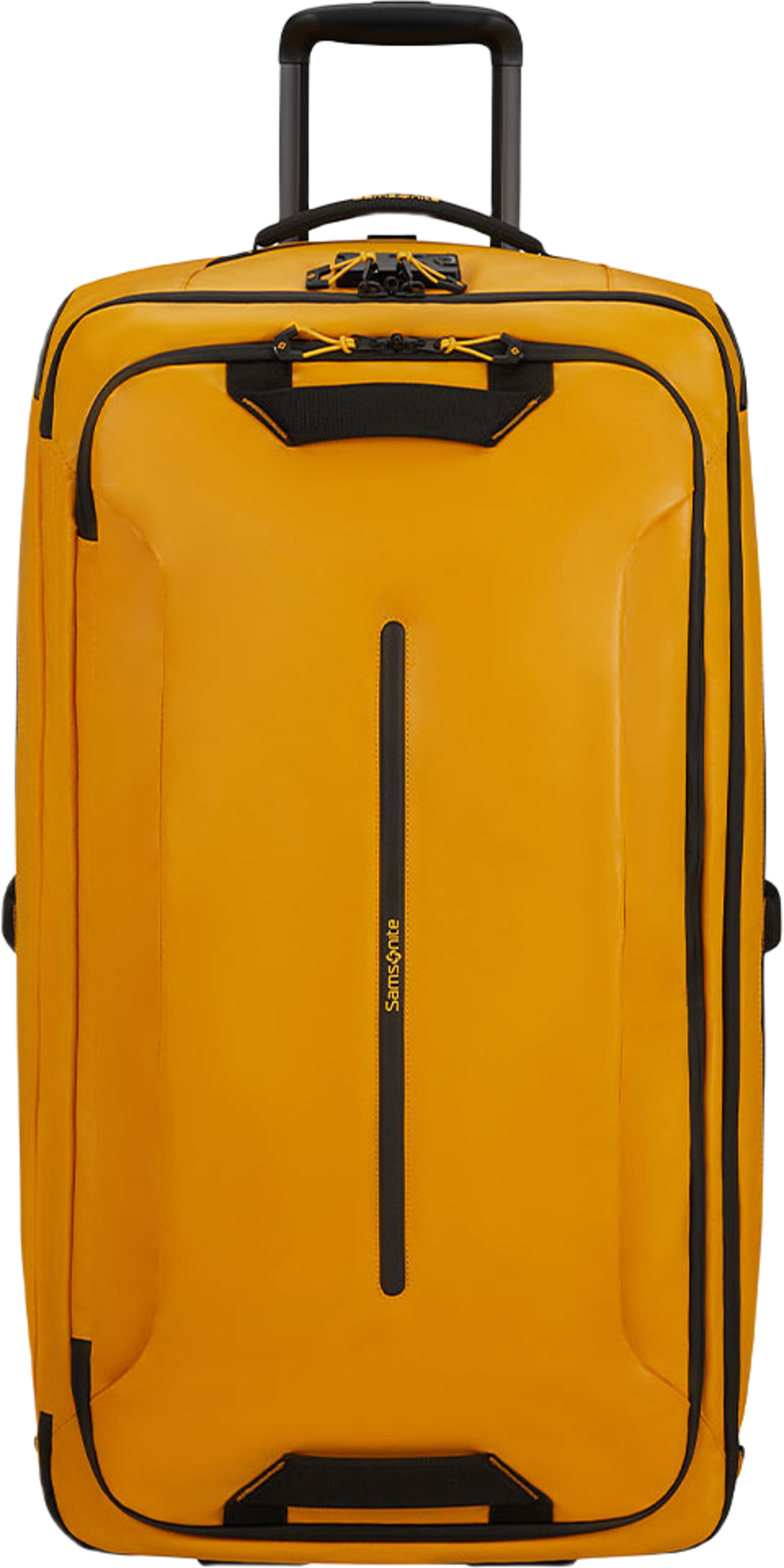 Ecodiver Duffle med hjul 79 cm, från Samsonite, i färgen Yellow. Klicka för att öppna bilden i stort format