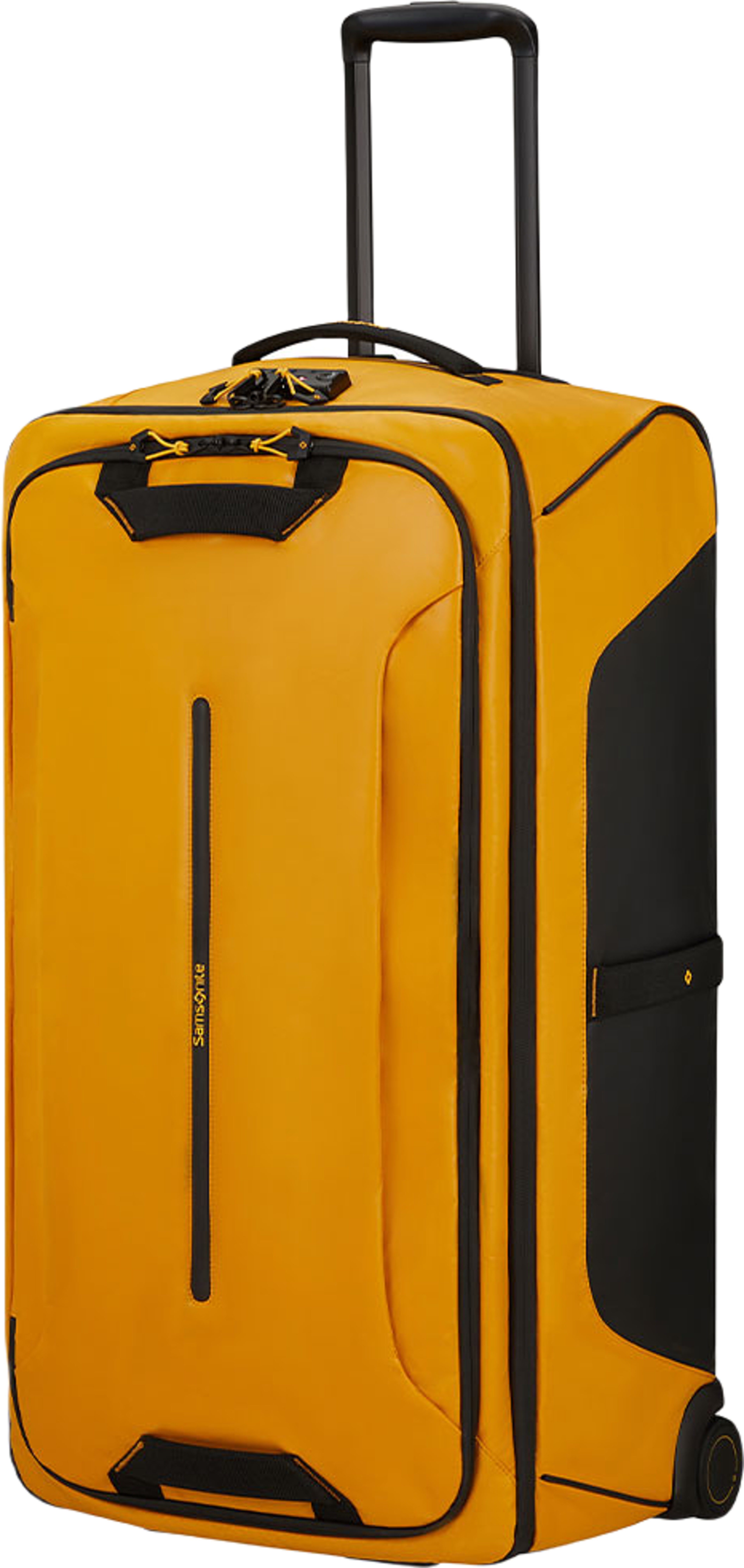 Ecodiver Duffle med hjul 79 cm, från Samsonite, i färgen Yellow. Klicka för att öppna bilden i stort format