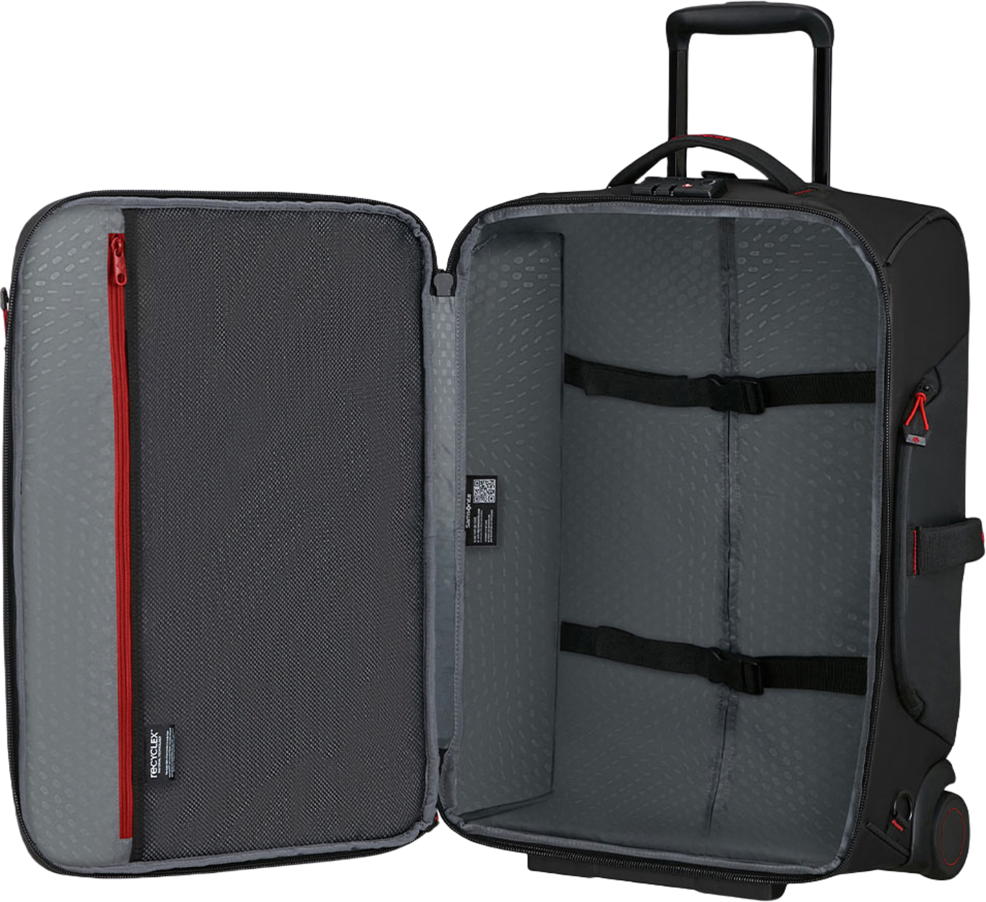 Ecodiver Ryggsäck/ Duffle med hjul 55 cm, från Samsonite, i färgen Black. Klicka för att öppna bilden i stort format