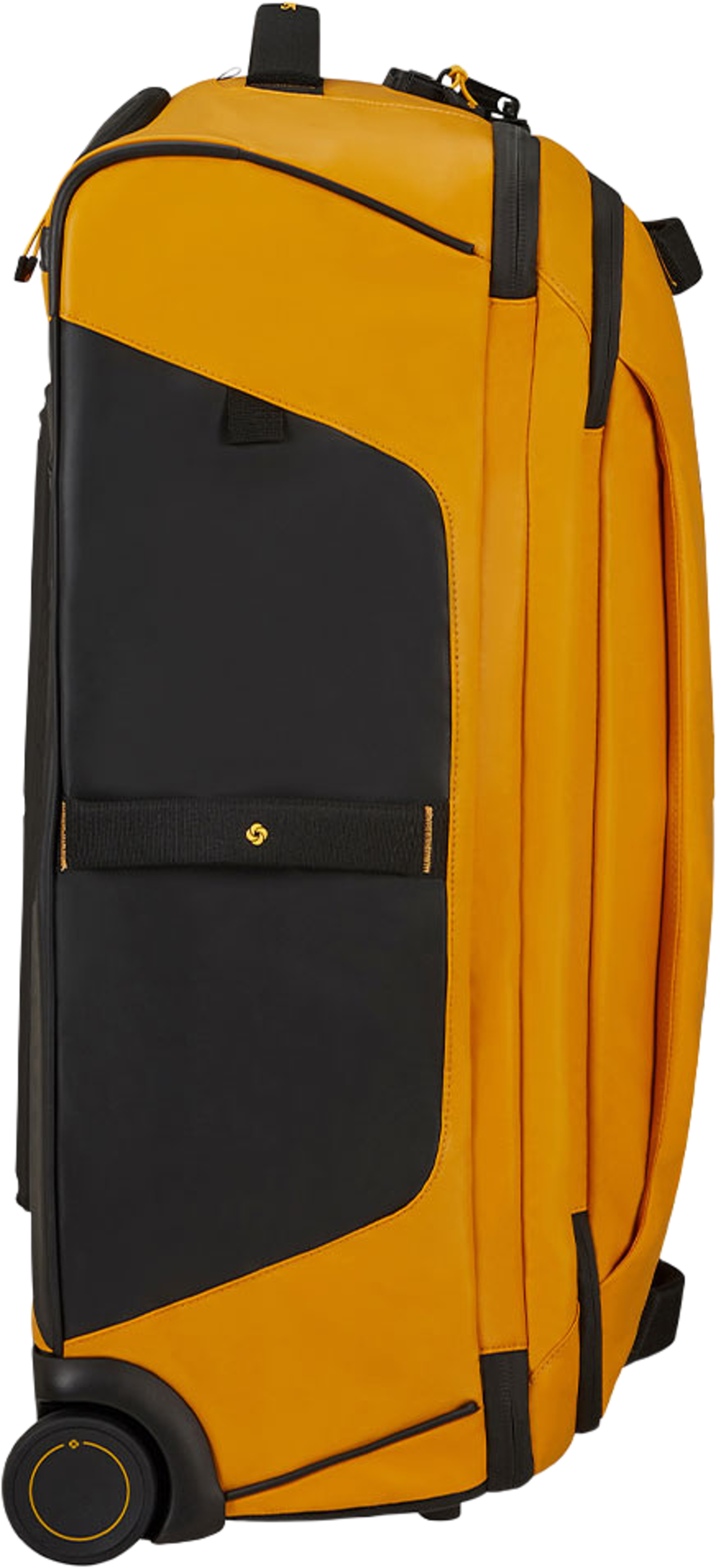 Ecodiver Duffle med hjul 67 cm, från Samsonite, i färgen Yellow. Klicka för att öppna bilden i stort format