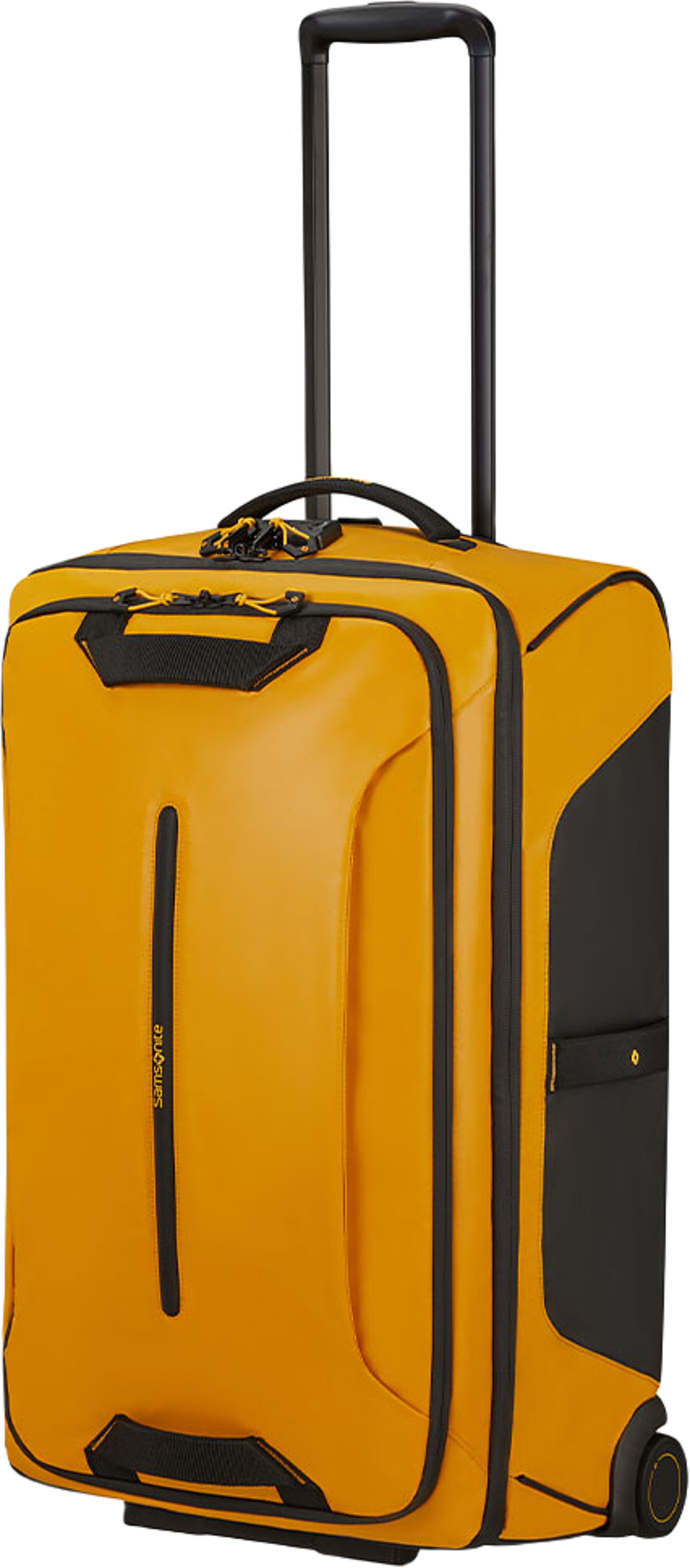 Ecodiver Duffle med hjul 67 cm, från Samsonite, i färgen Yellow. Klicka för att öppna bilden i stort format