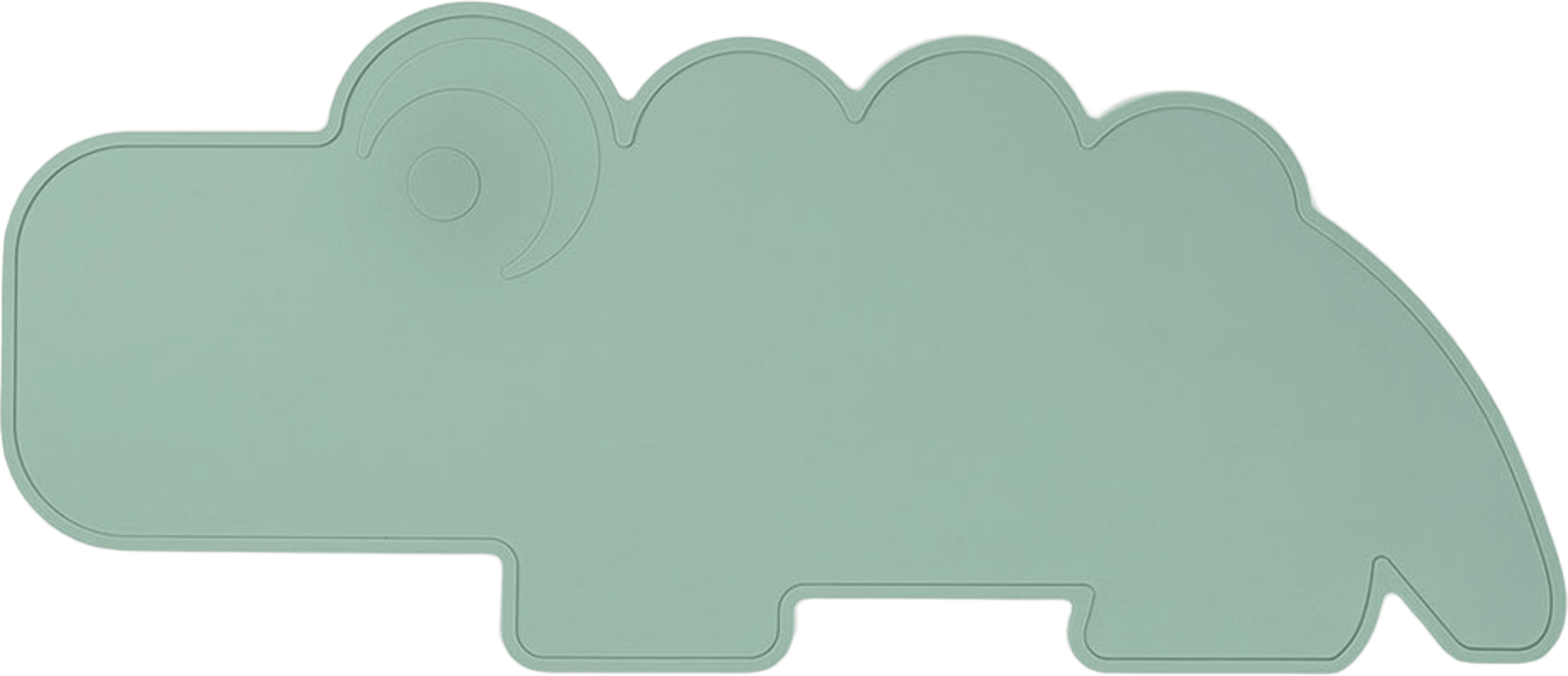 Silicone placemat Croco Green