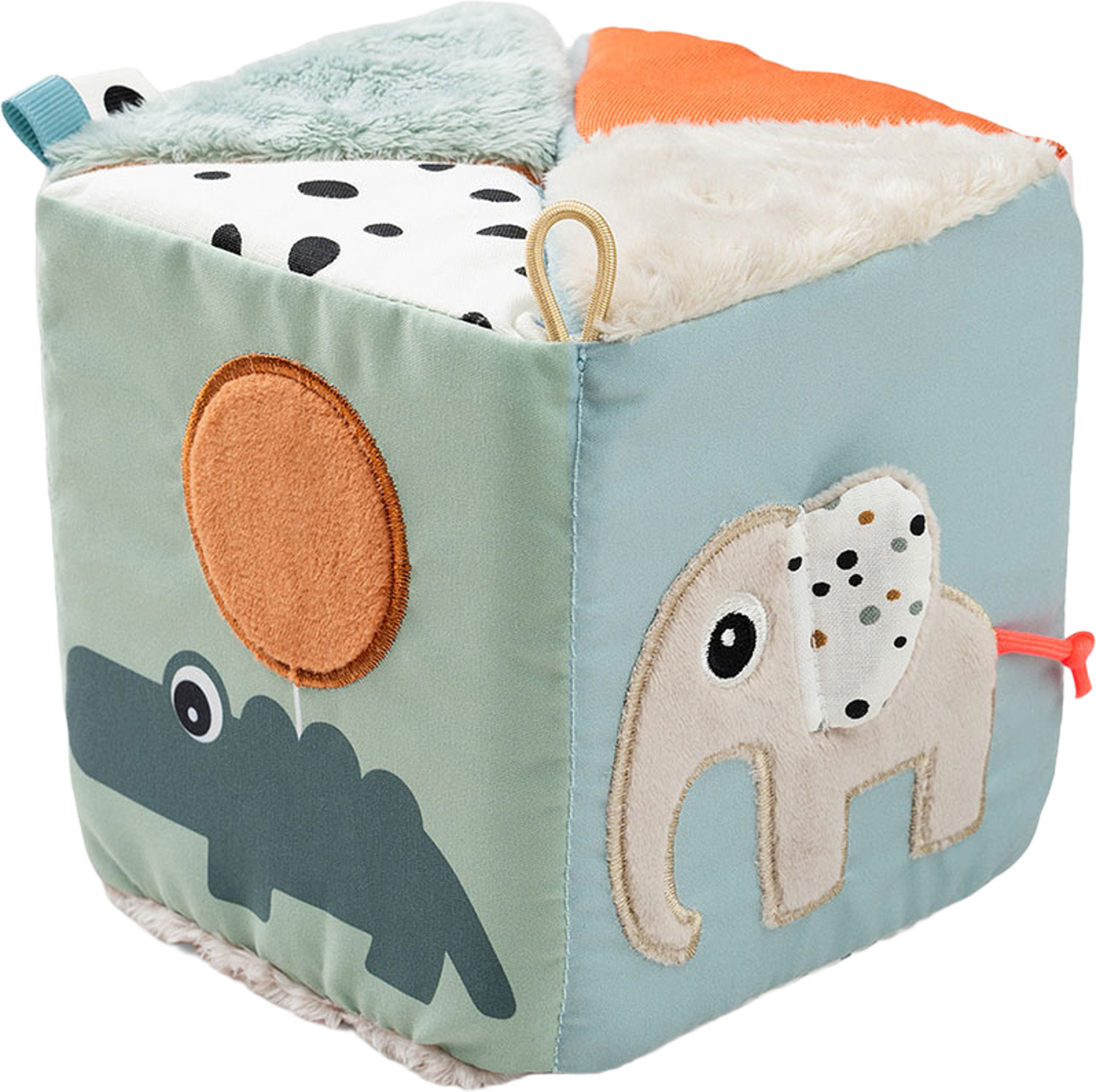 Fold-out sensory cube Deer friends Colour mix