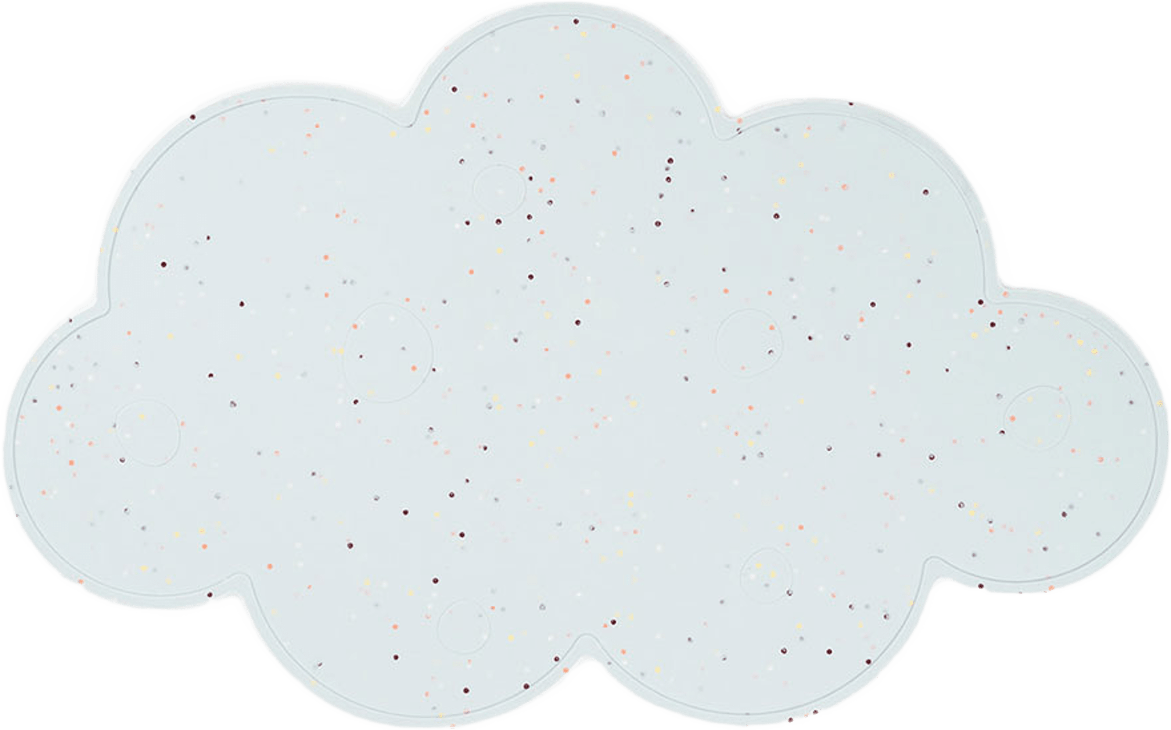 Silicone placemat Confetti Blue