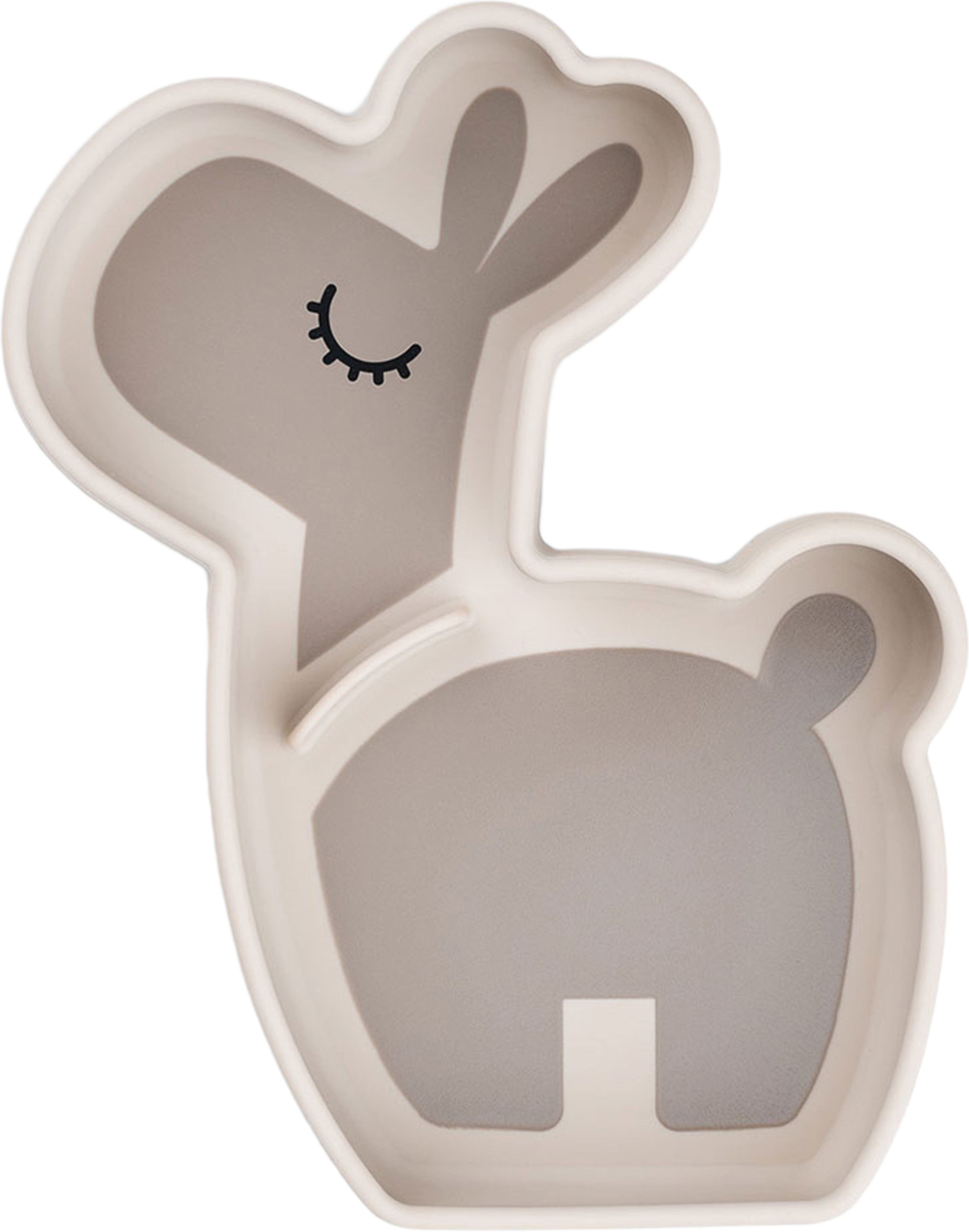 Silicone Stick&Stay snack plate Lalee Sand