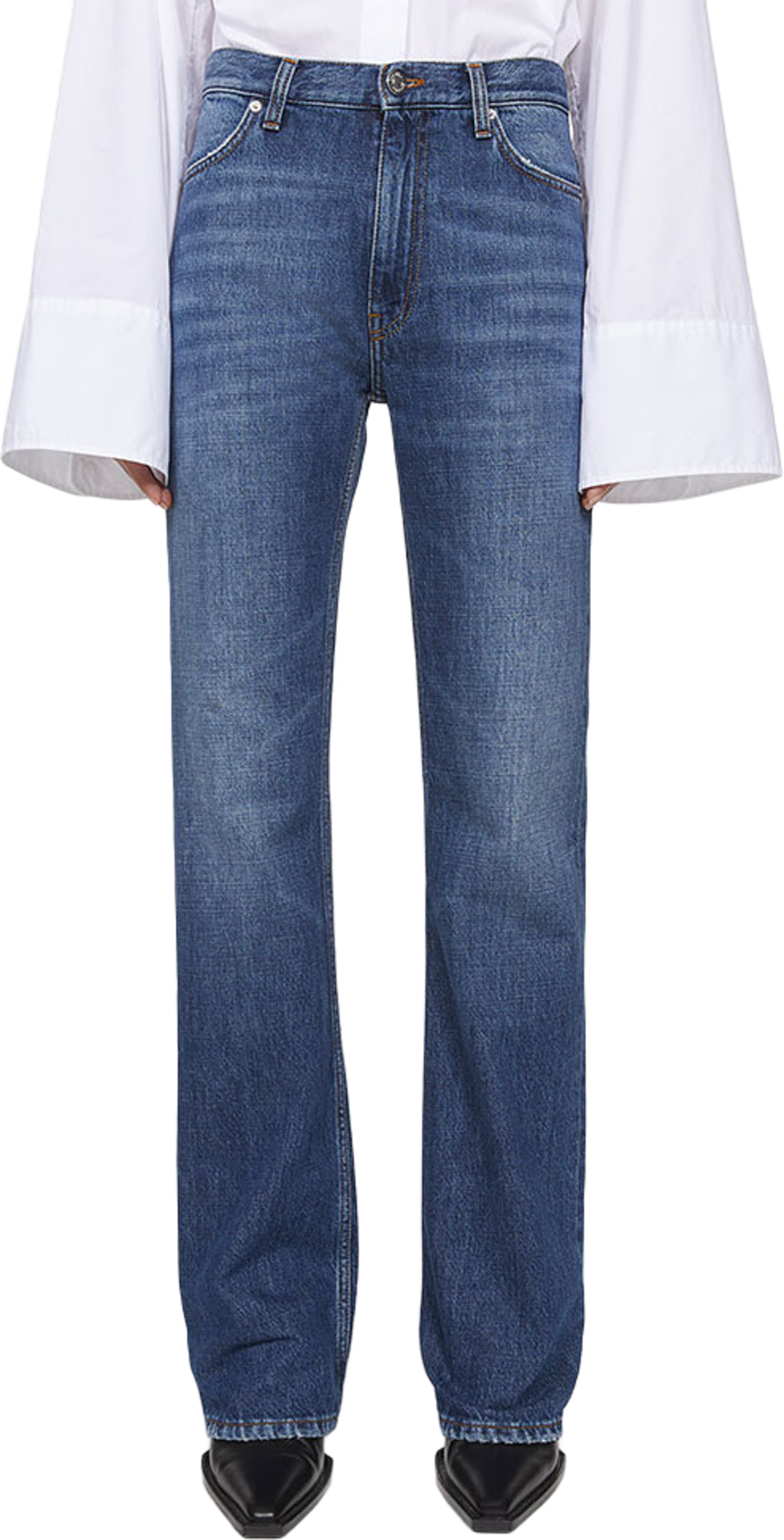 Denim Pants Extended Flare
