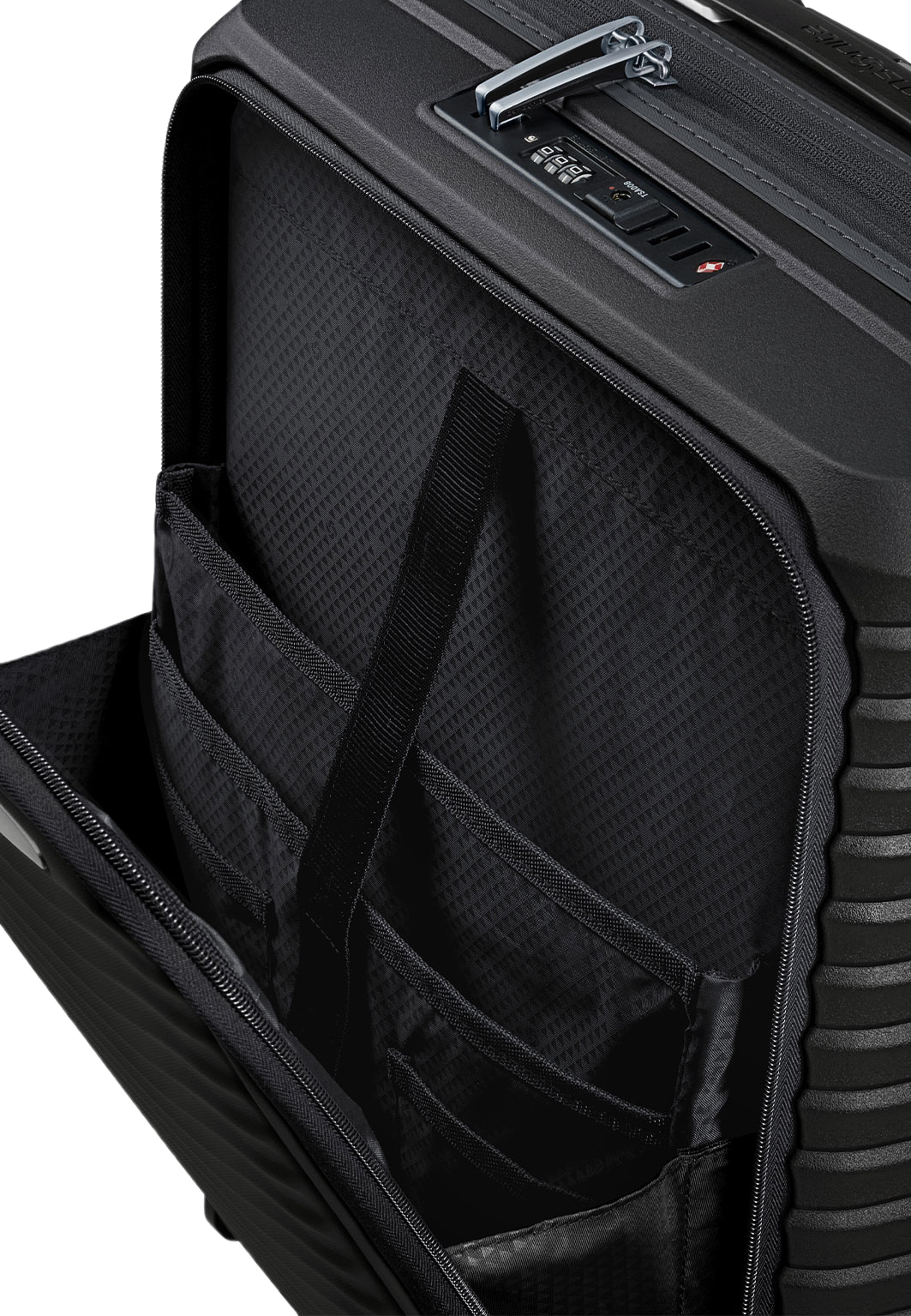 Upscape kabinväska  easy accsess, från Samsonite, i färgen Black. Klicka för att öppna bilden i stort format
