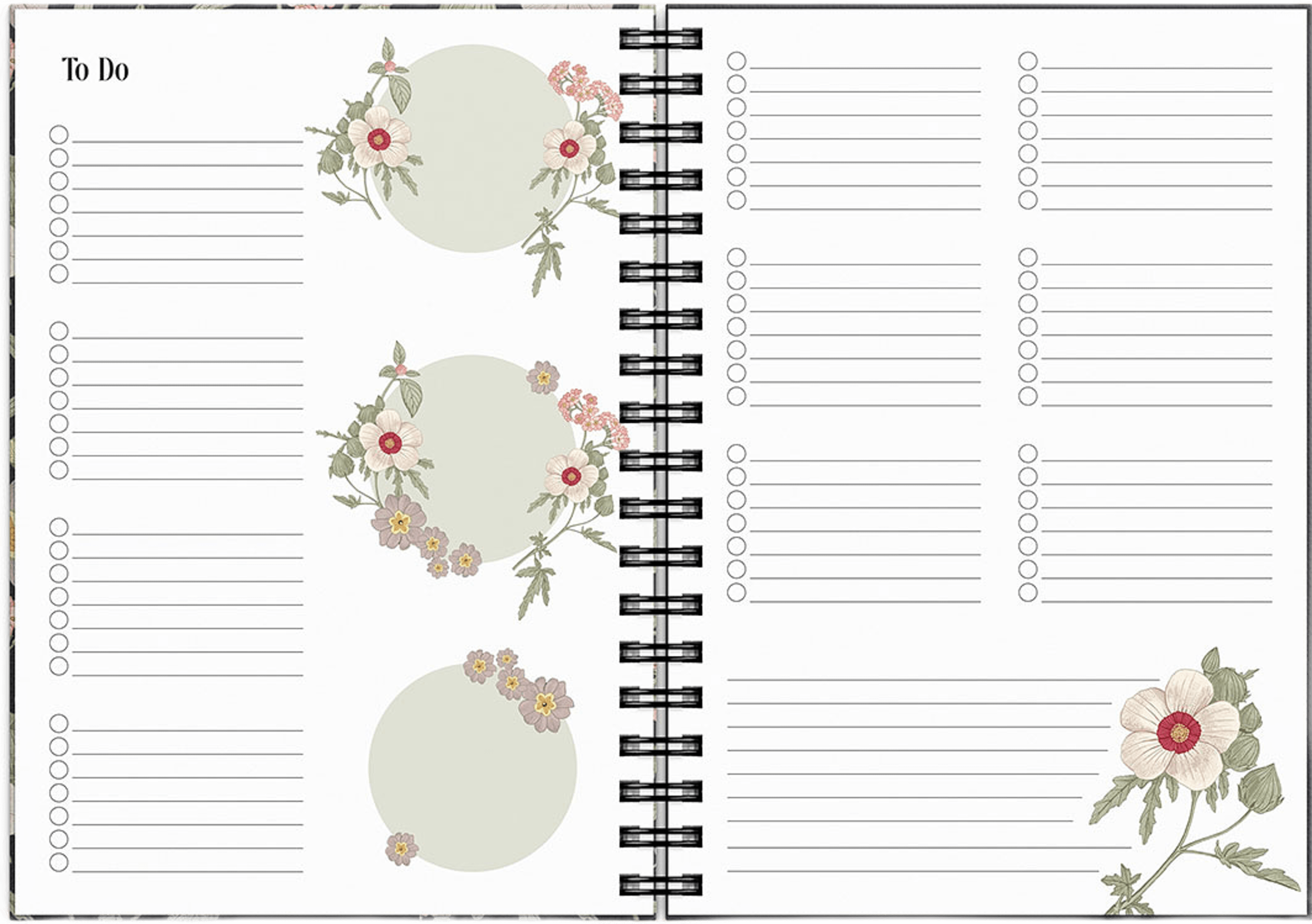 Kalender 2025 Life Planner Floral
