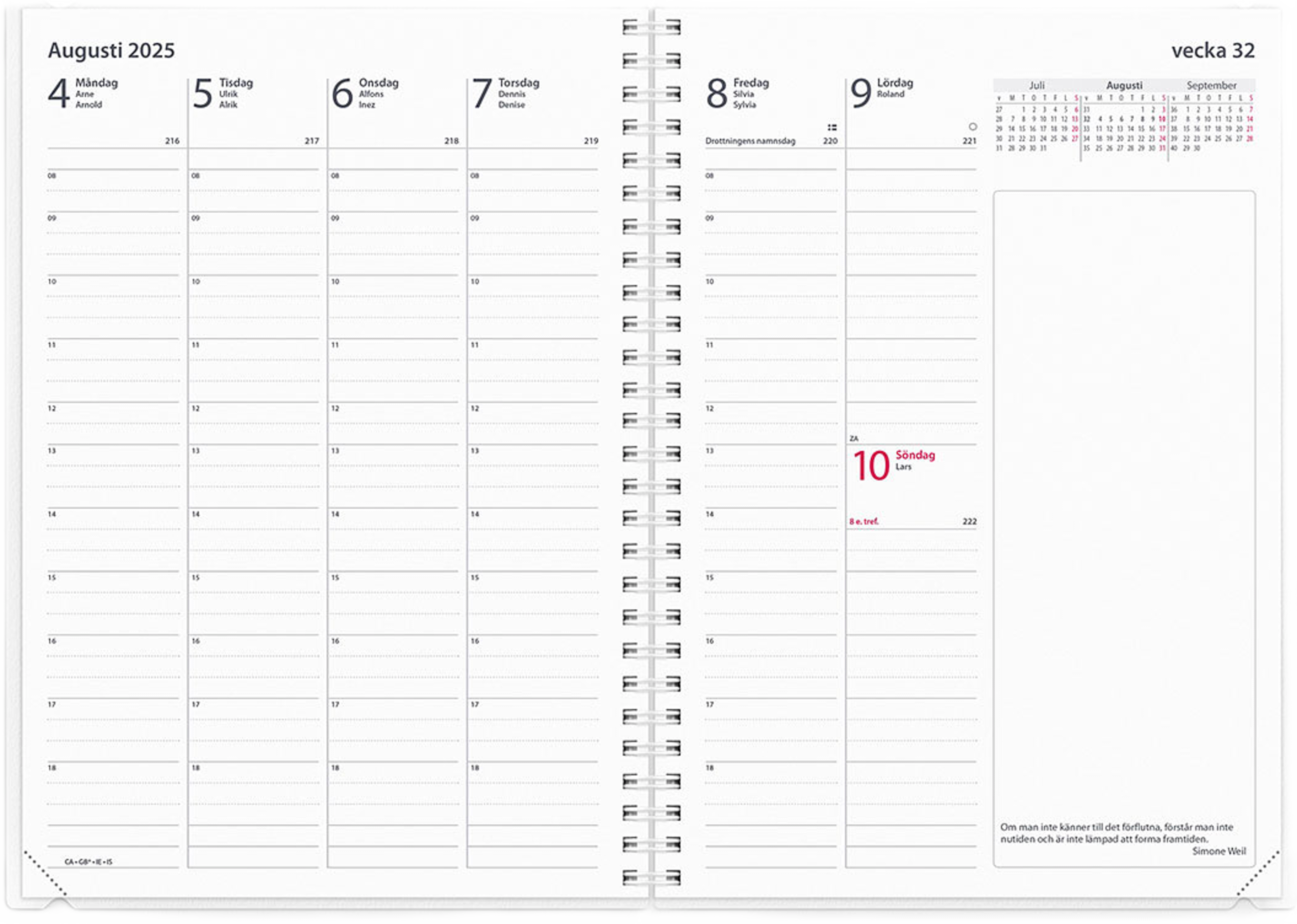 Kalender 2025 Business 4I1