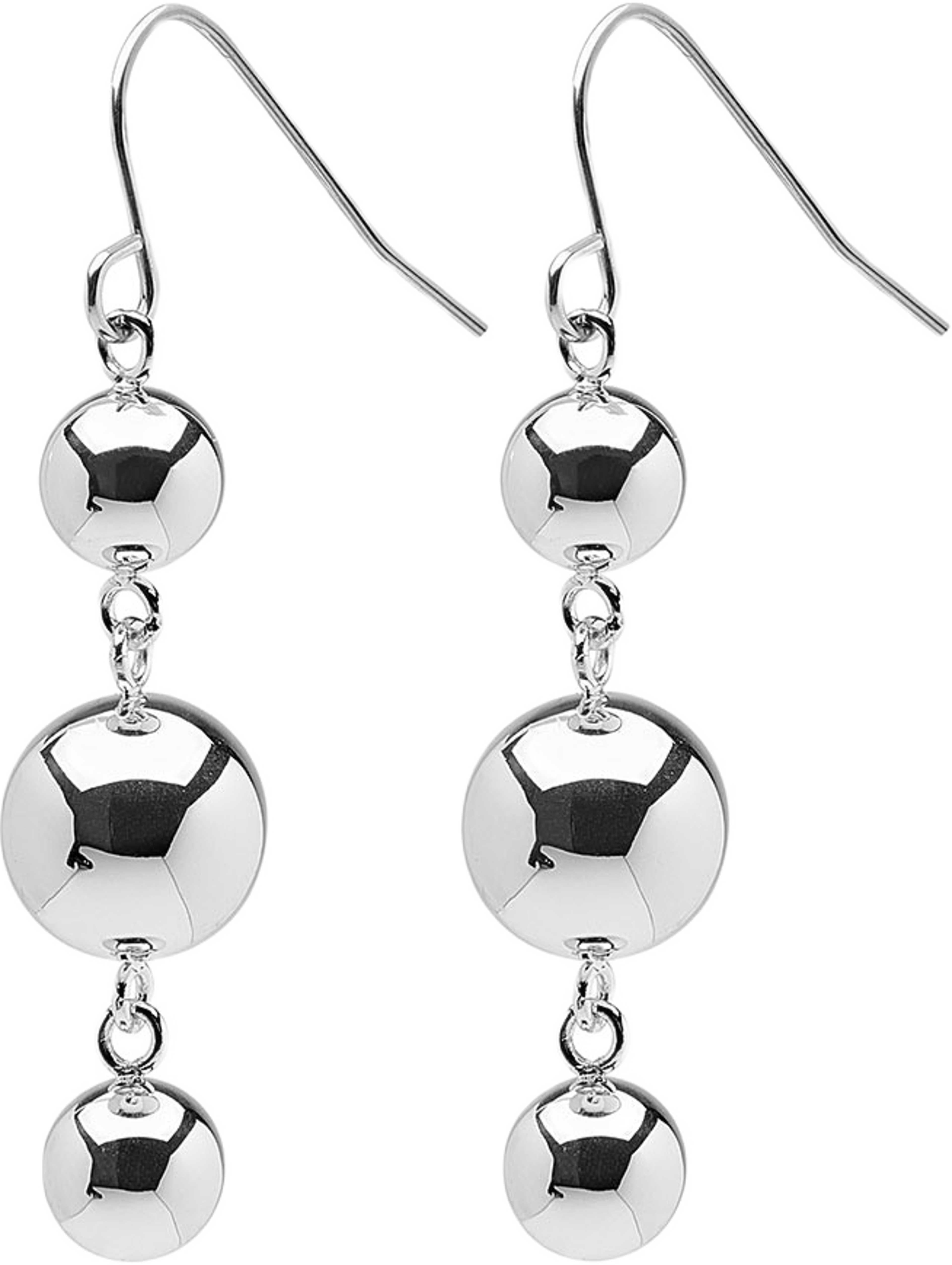 Triple Ball Drop Earrings