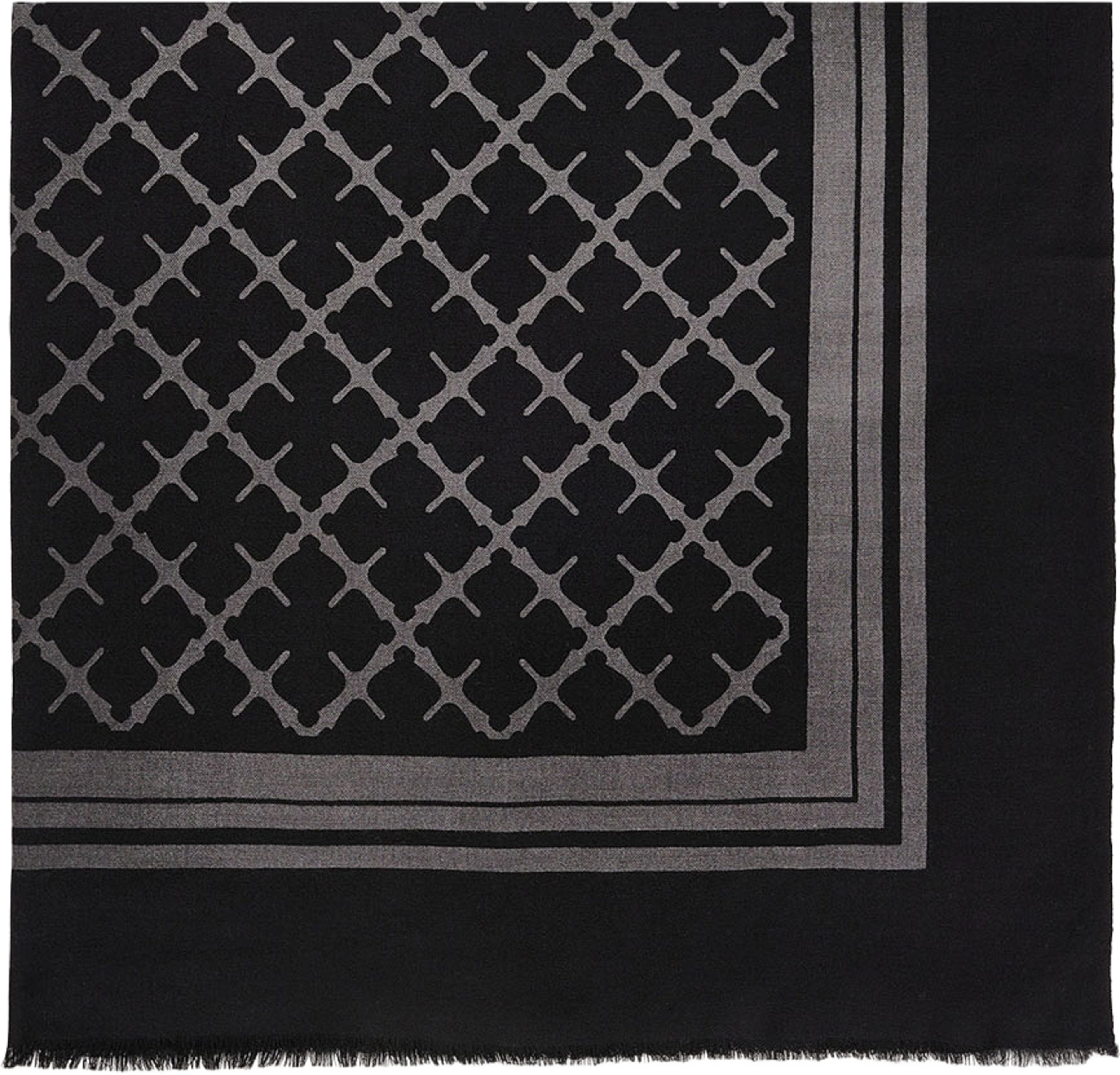 Cornelis ullscarf, från By Malene Birger, i färgen Charcoal. Klicka för att öppna bilden i stort format