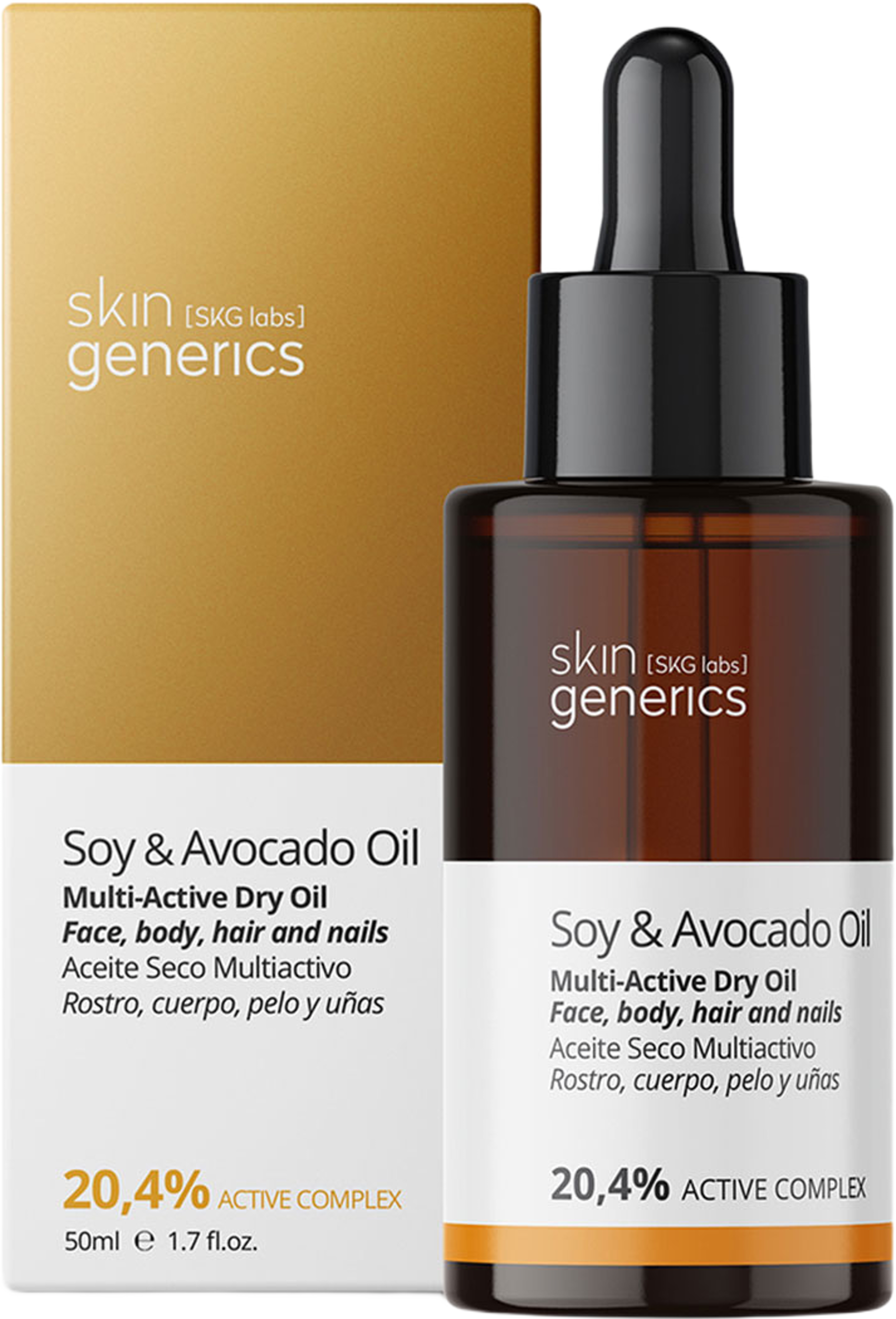 Soy & Avocado Multi-Active Dry Oil - 20,4% Active Complex