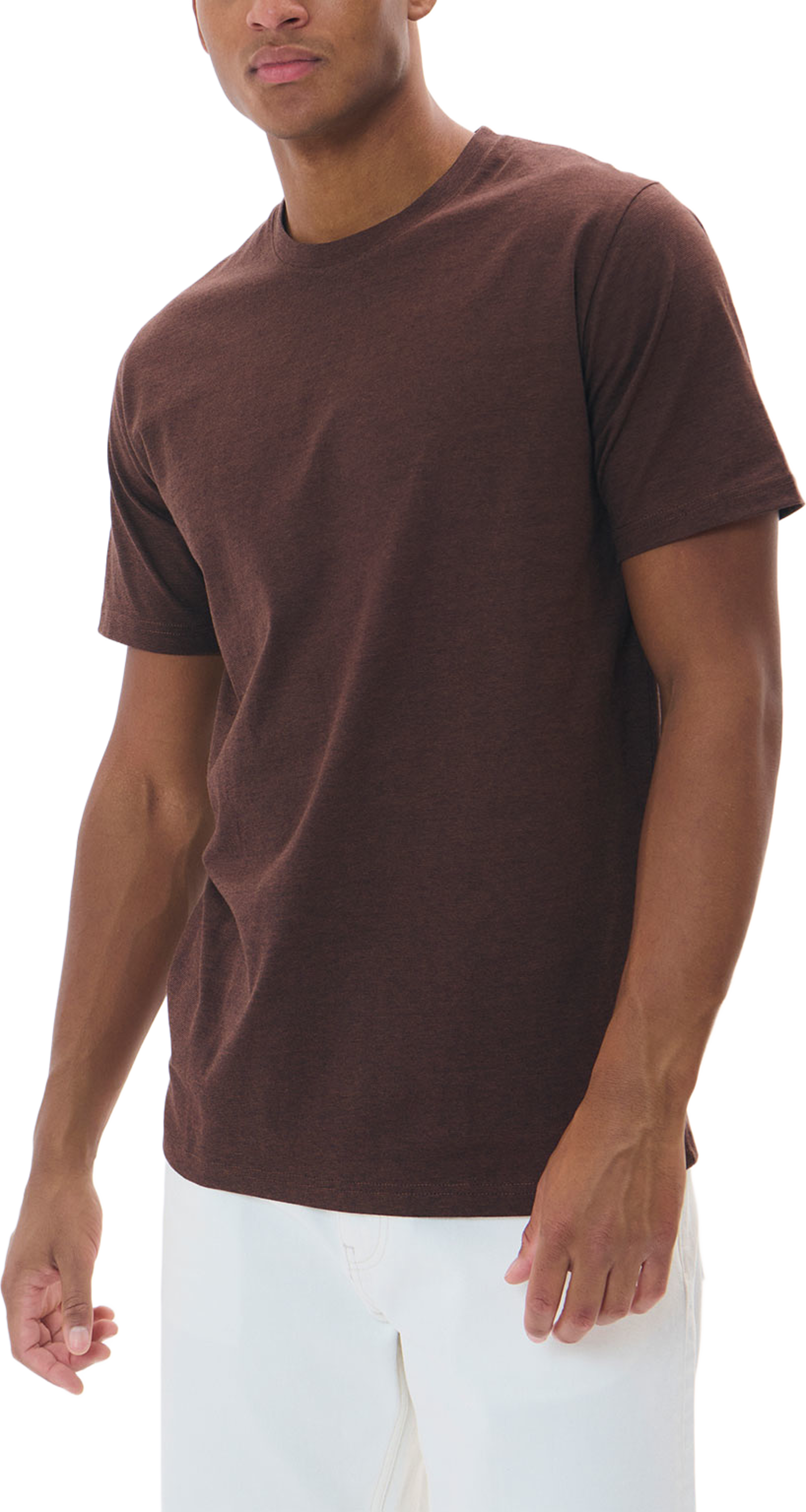 Jermane T-shirt, från Matinique, i färgen Nut. Klicka för att öppna bilden i stort format