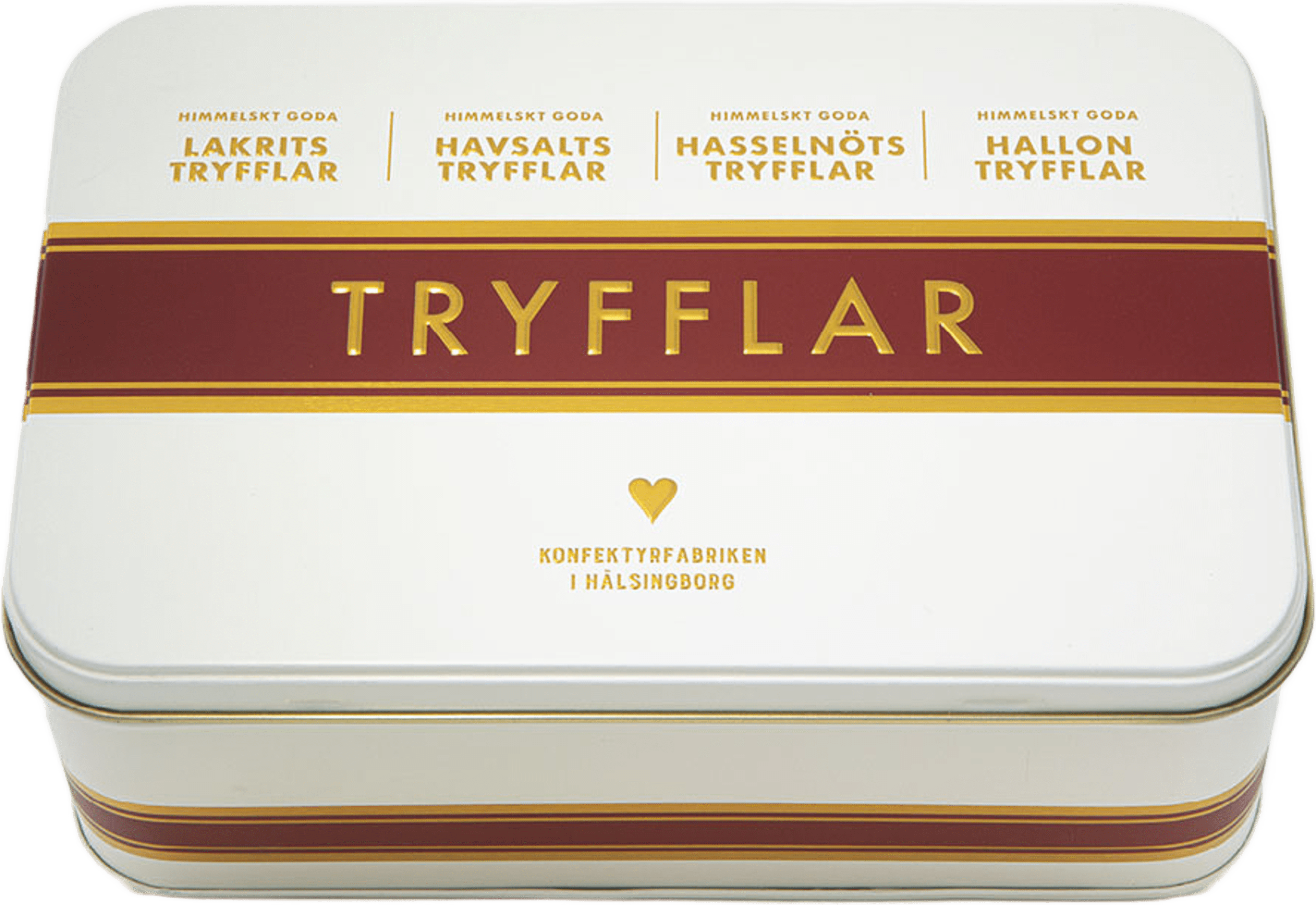 Tryffel Kollektion, från Konfektyrfabriken i Hälsingborg, i färgen Brun. Klicka för att öppna bilden i stort format