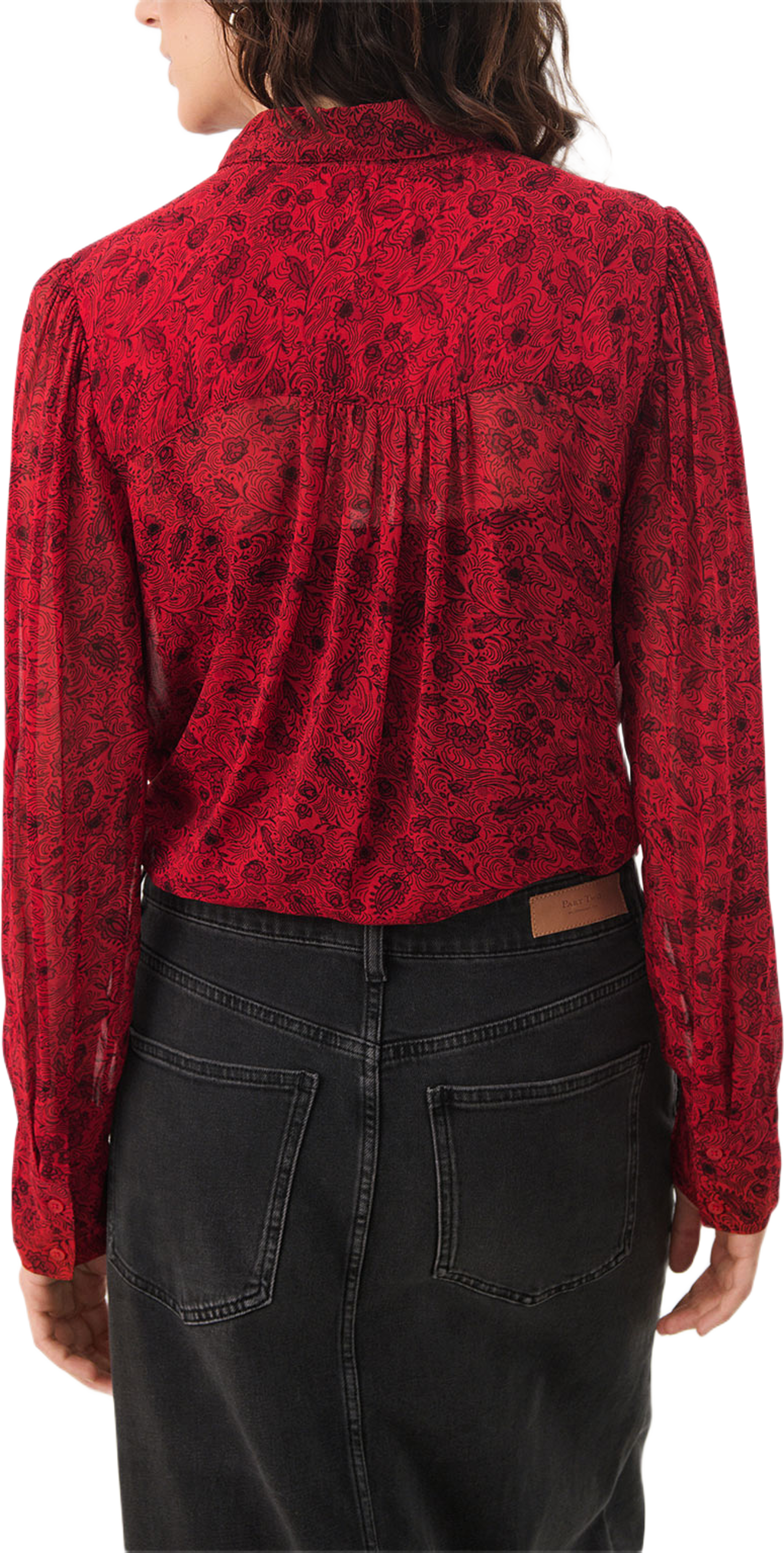 DelvinaPW SH, från Part Two, i färgen Salsa Leaf Print. Klicka för att öppna bilden i stort format