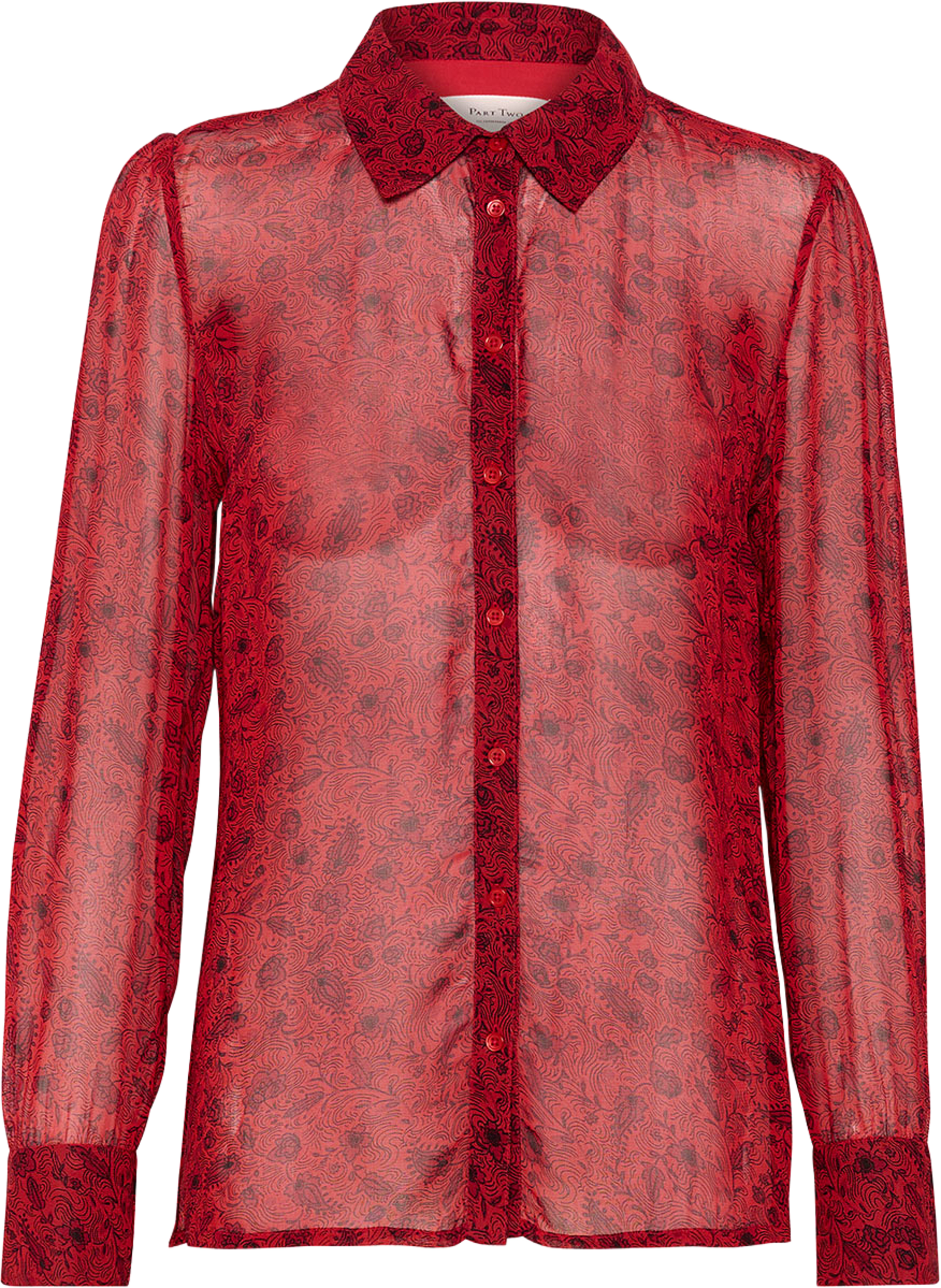 DelvinaPW SH, från Part Two, i färgen Salsa Leaf Print. Klicka för att öppna bilden i stort format