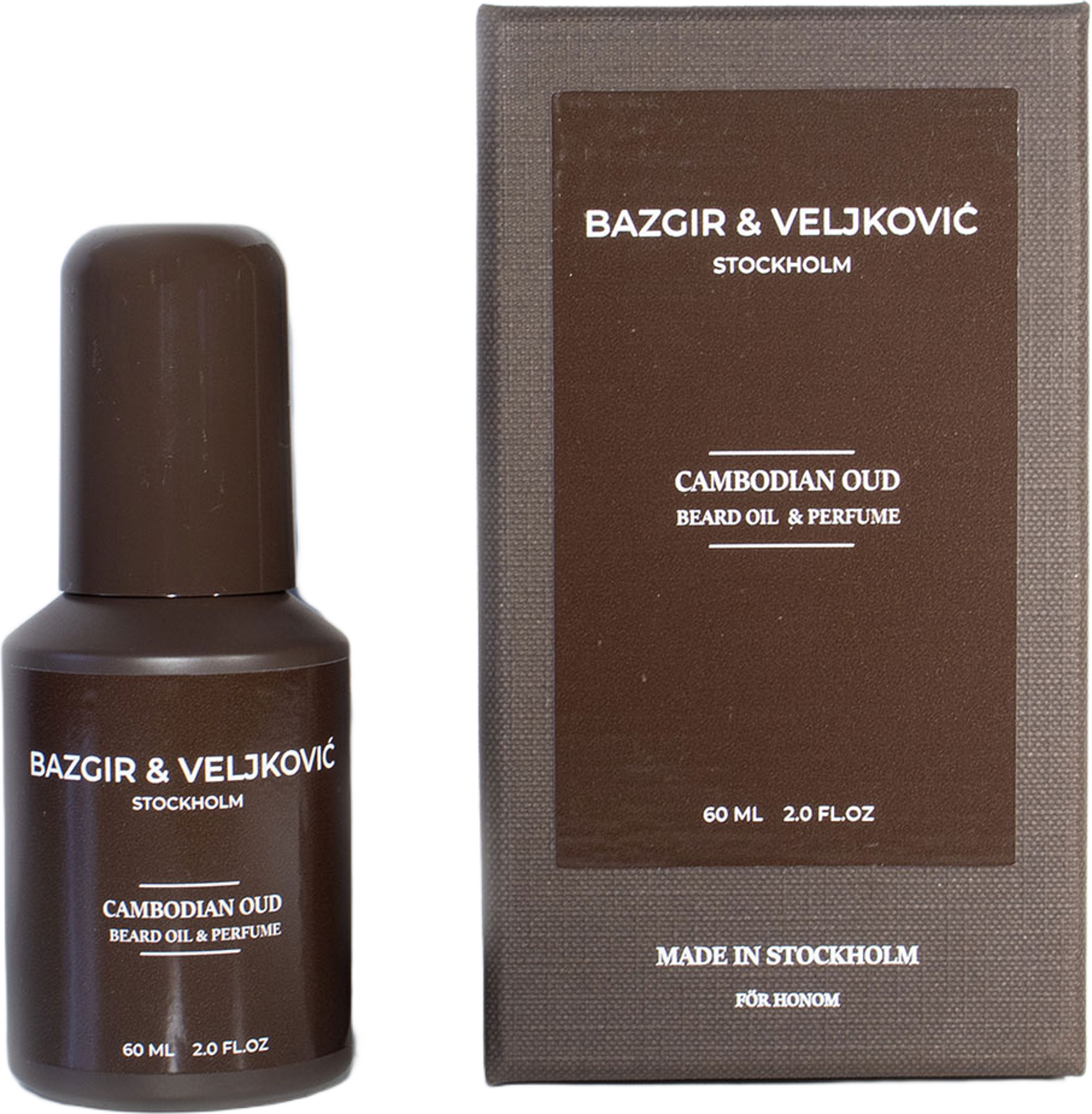 Bazgir & Veljkovic Beard Oil & Perfume- Cambodian Oud