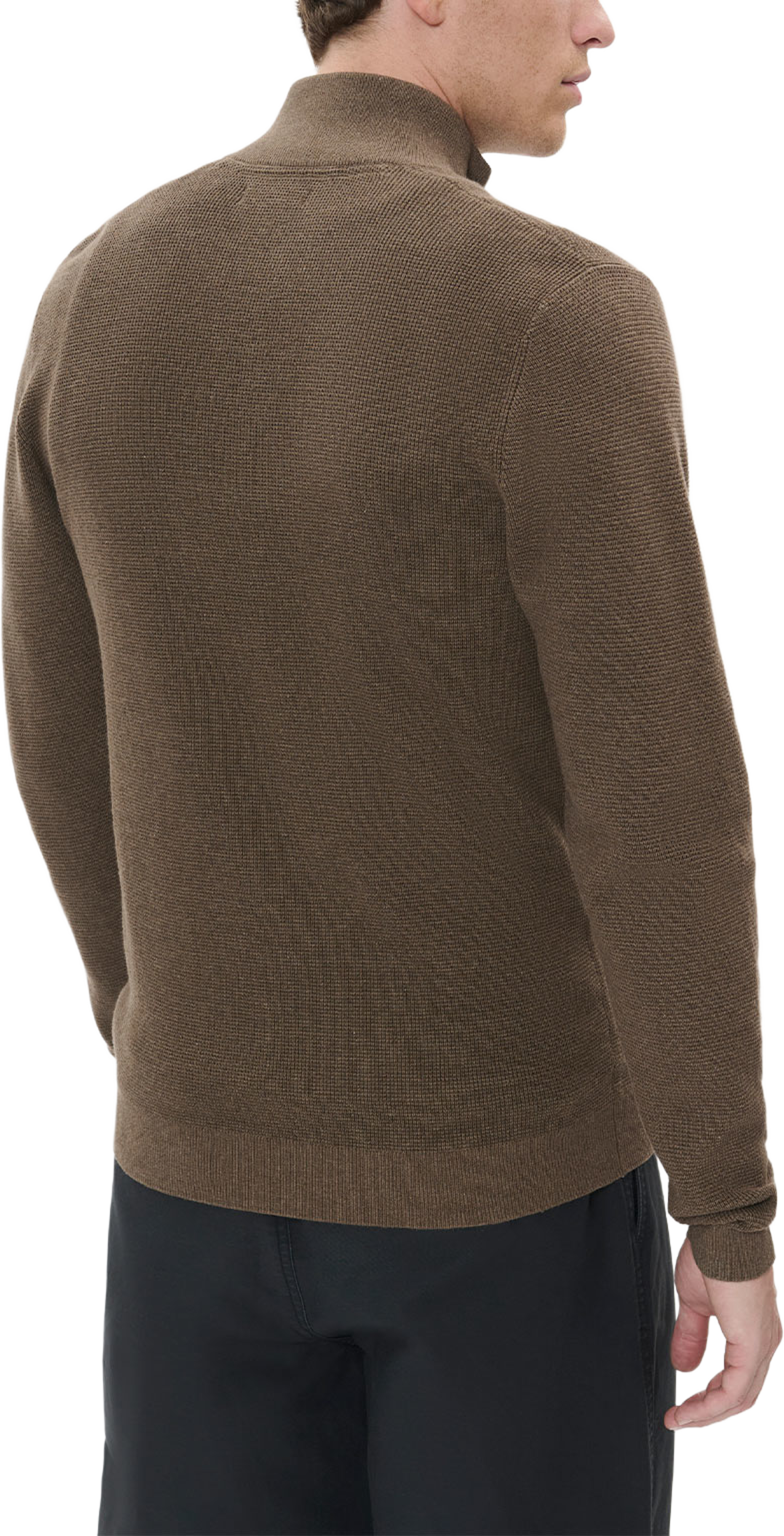 Lagoon Cardigan Sweater, från Matinique, i färgen Morel Melange. Klicka för att öppna bilden i stort format