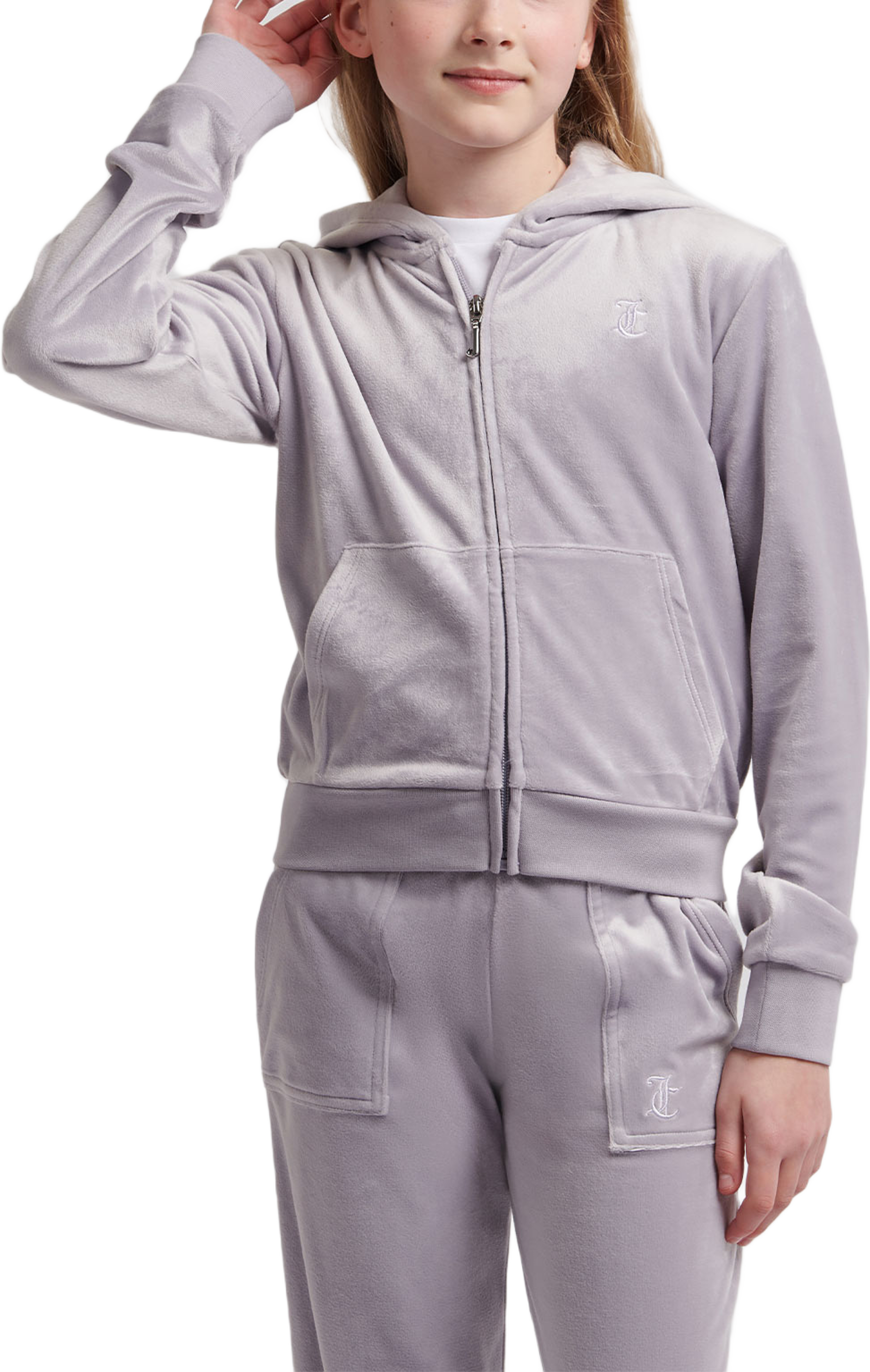 Tonal Zip Through Hoodie