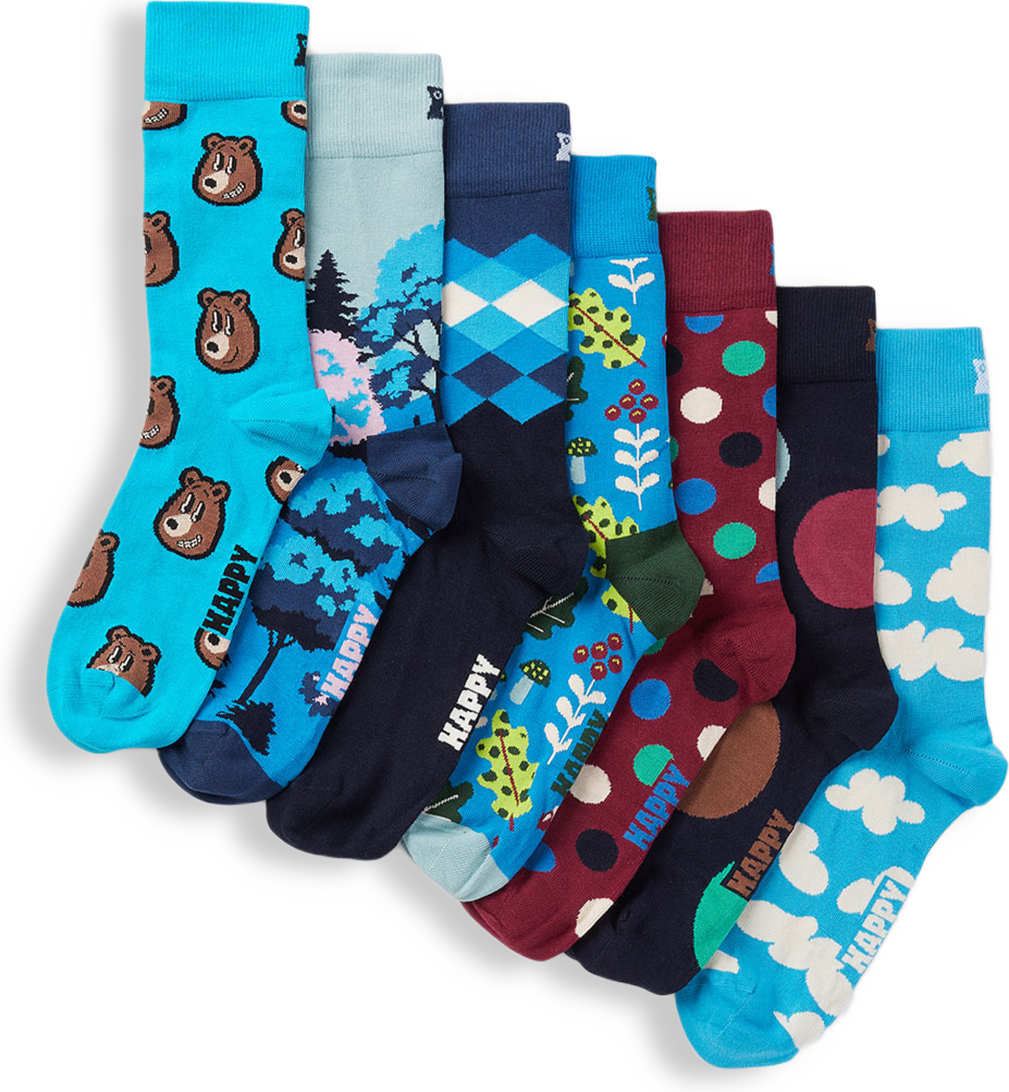 Happy Socks SOCKS 7-Pack Åhlens Gift Set