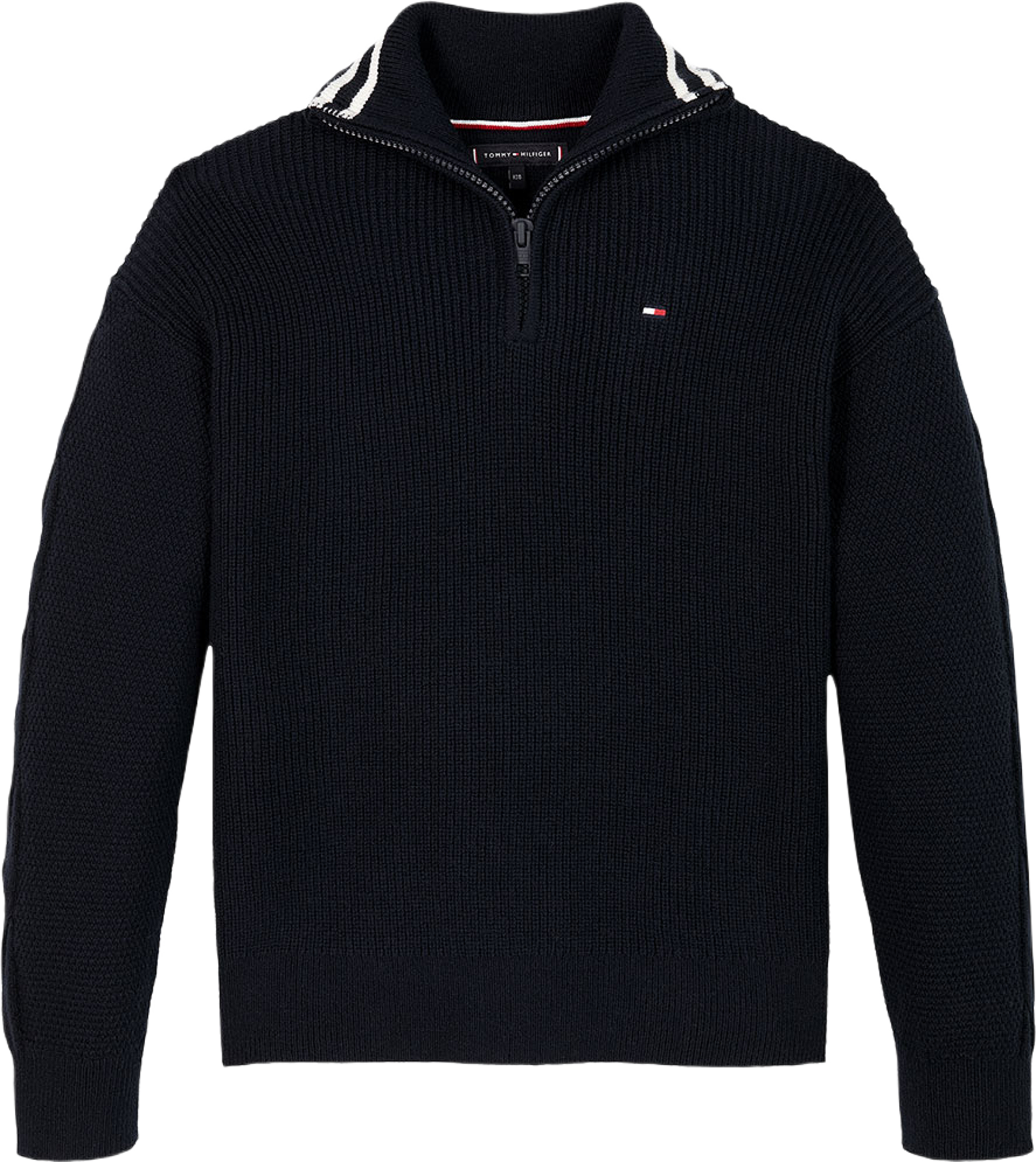 Turtleneck Half Zip Sweater