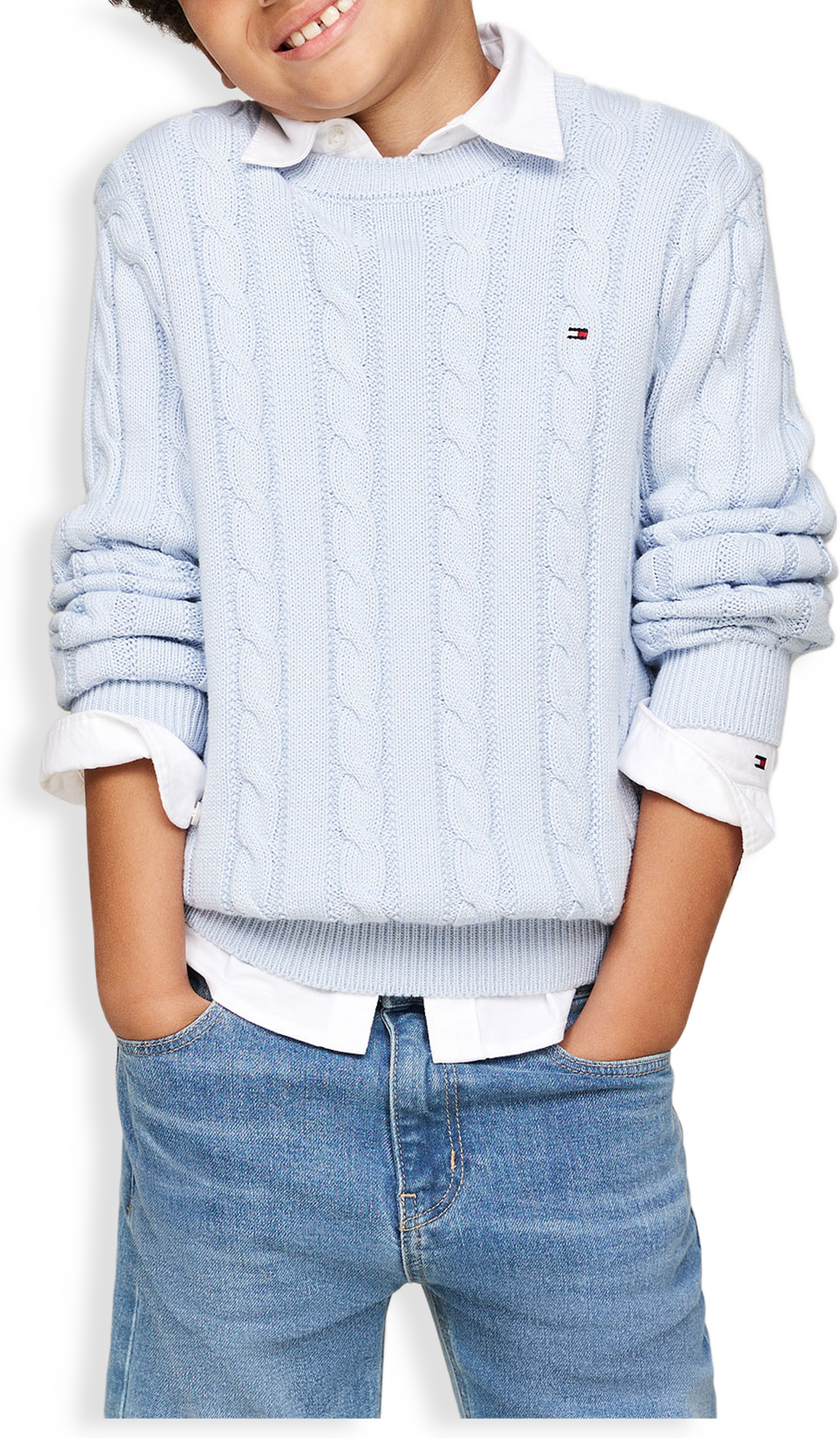 Essential Reg Cable Sweater