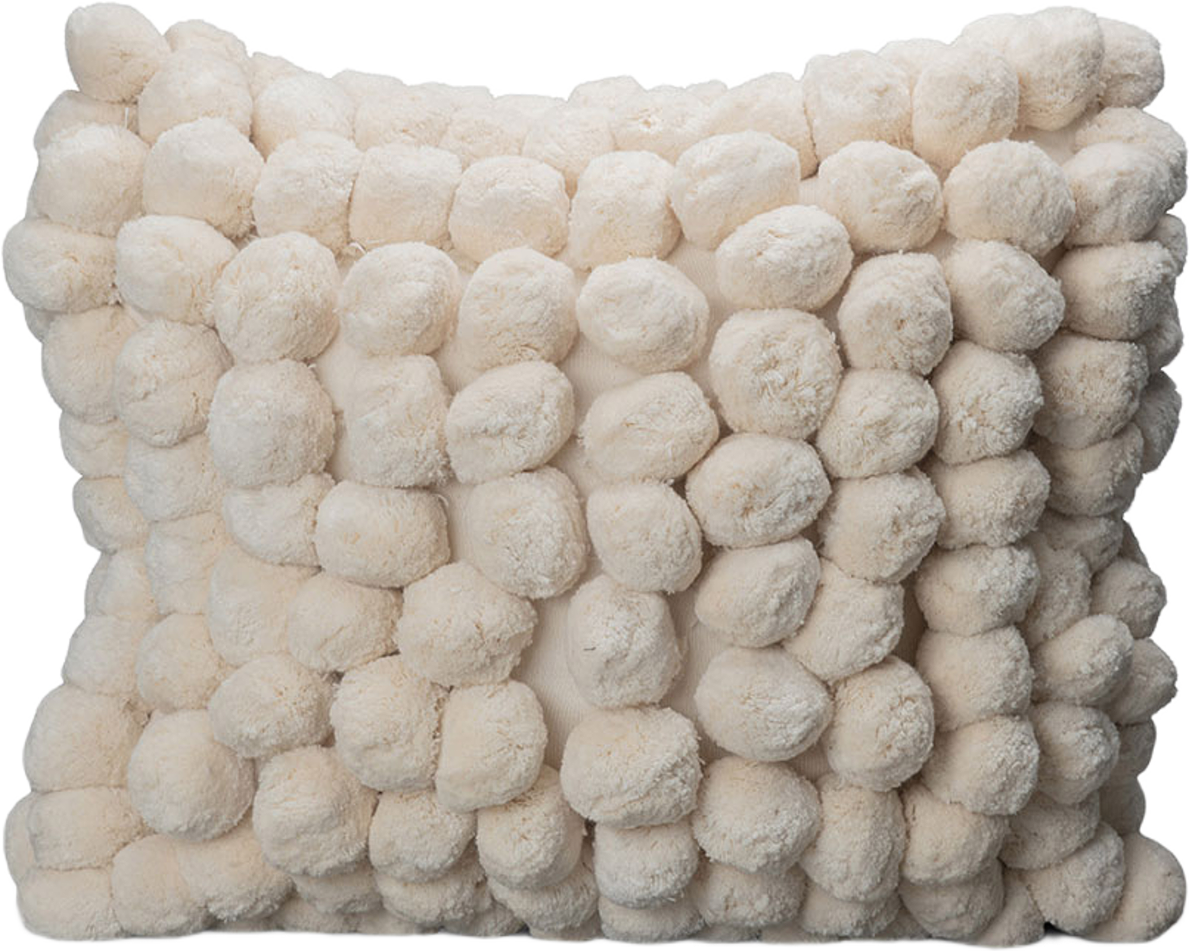 Kudde Pom Pom, från Byon, i färgen Off White. Klicka för att öppna bilden i stort format