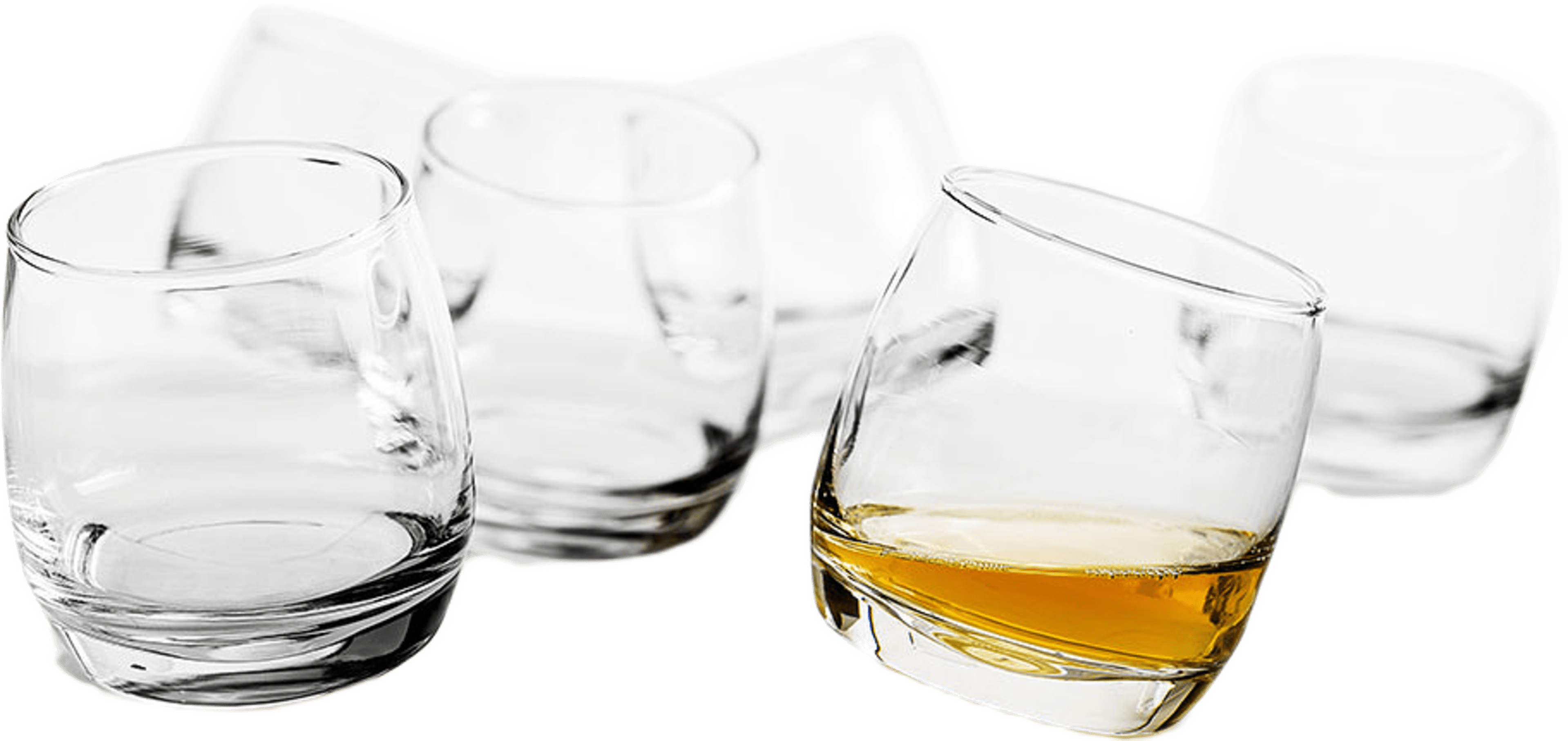 Tumblers Med Rundad Botten, 6-Pack