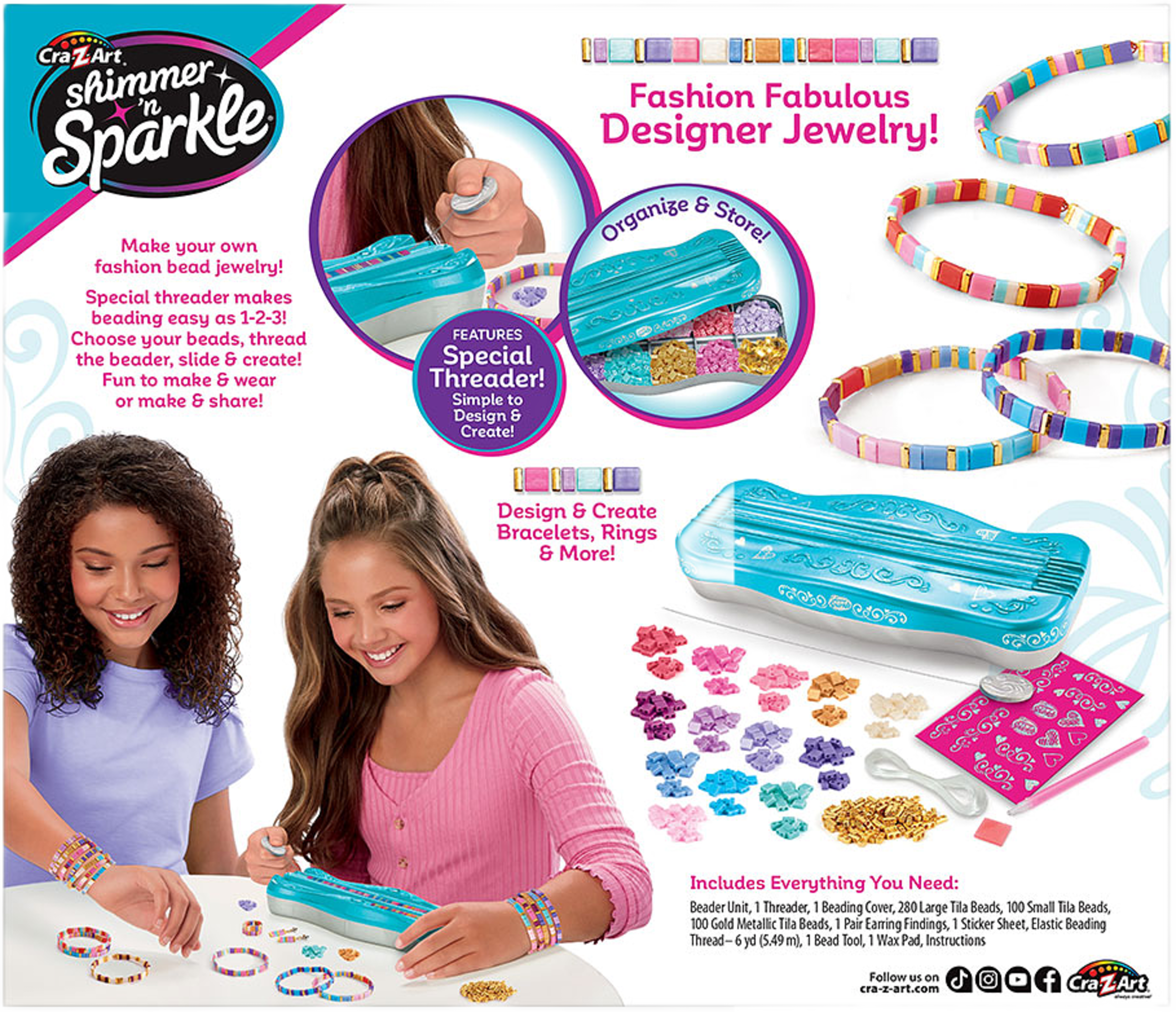 Shimmer N Sparkle Tila Bracelet Studio