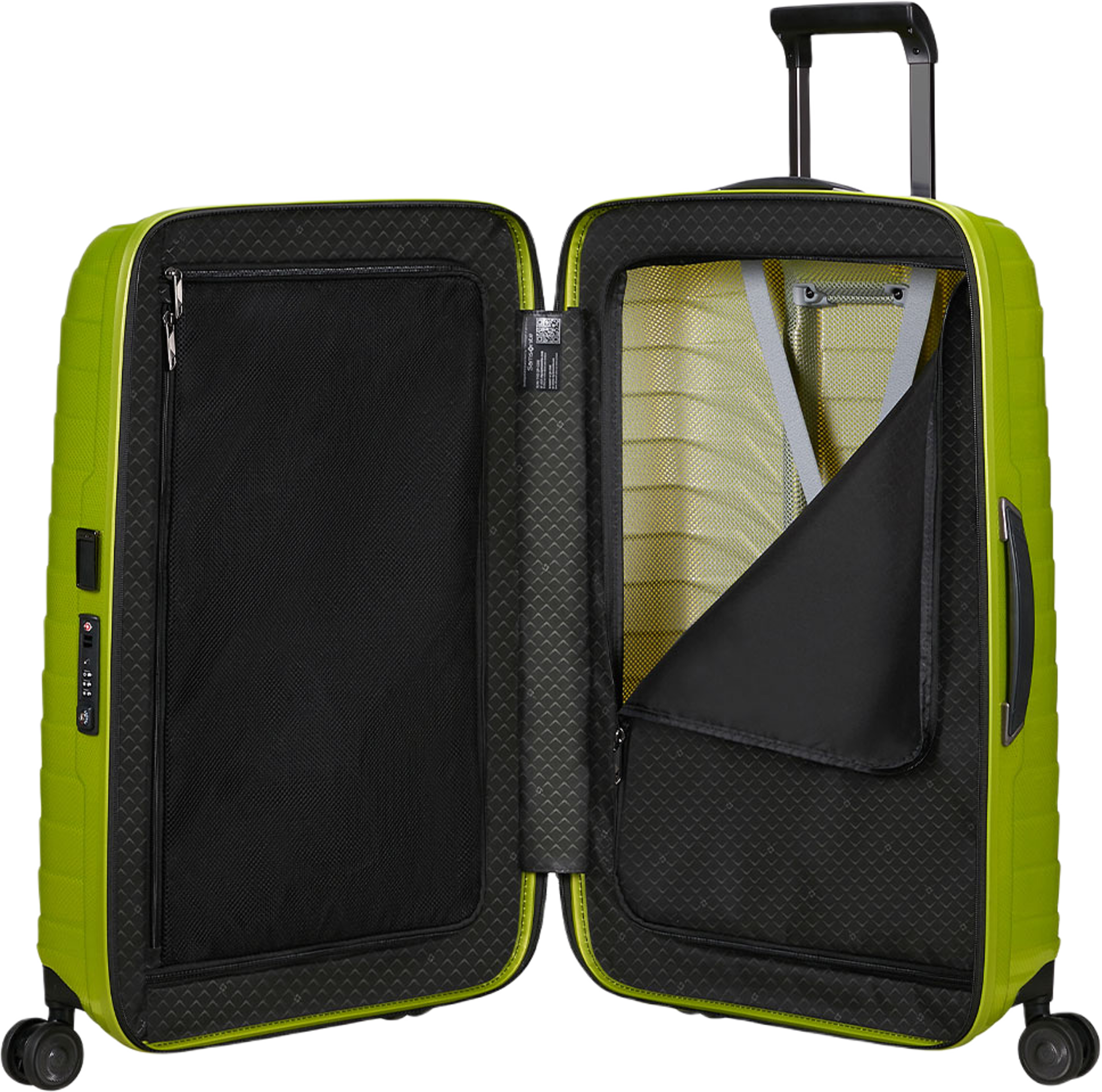 Proxis Resväska med 4 hjul 69 cm, från Samsonite, i färgen Lime. Klicka för att öppna bilden i stort format