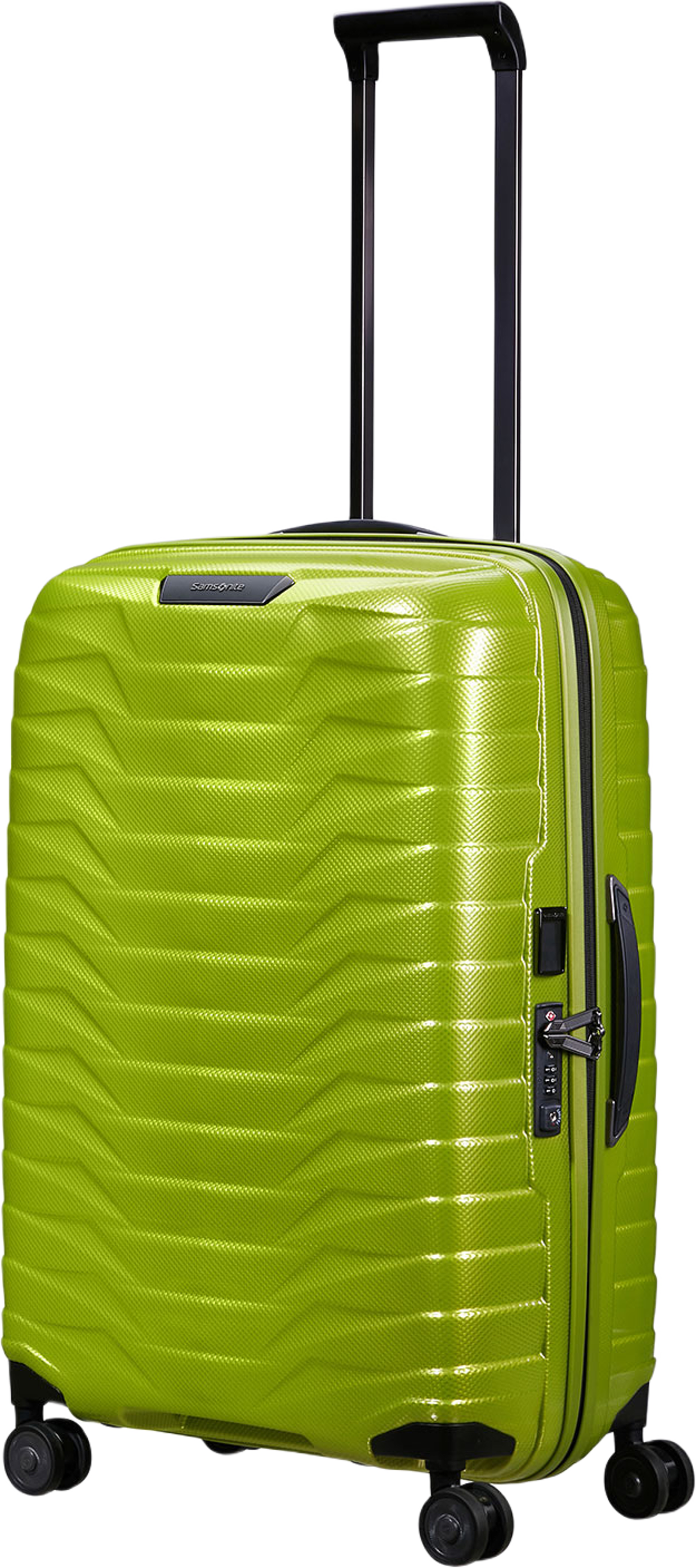 Proxis Resväska med 4 hjul 69 cm, från Samsonite, i färgen Lime. Klicka för att öppna bilden i stort format