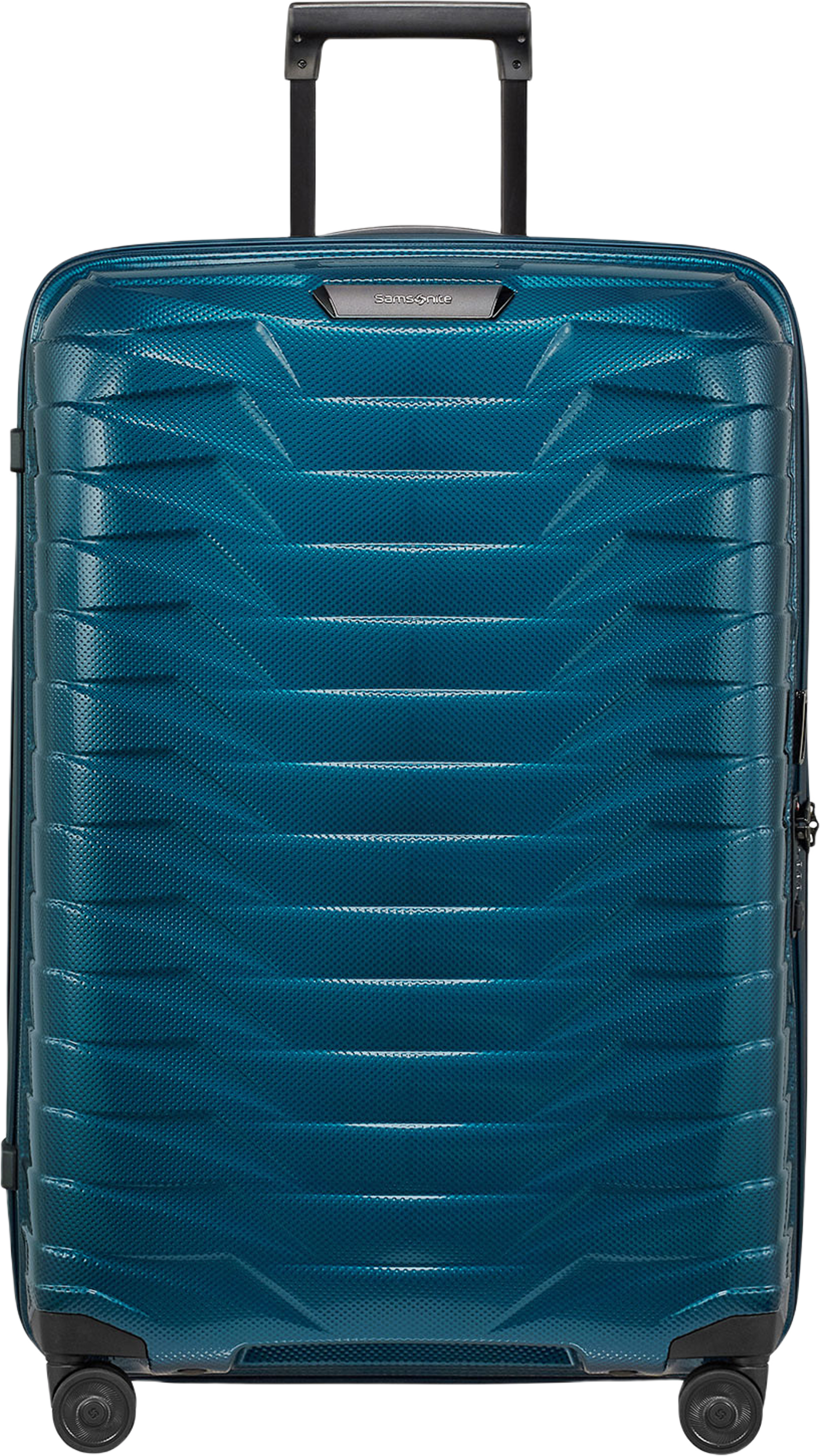 Proxis Resväska med 4 hjul 75 cm, från Samsonite, i färgen Petrol Blue. Klicka för att öppna bilden i stort format