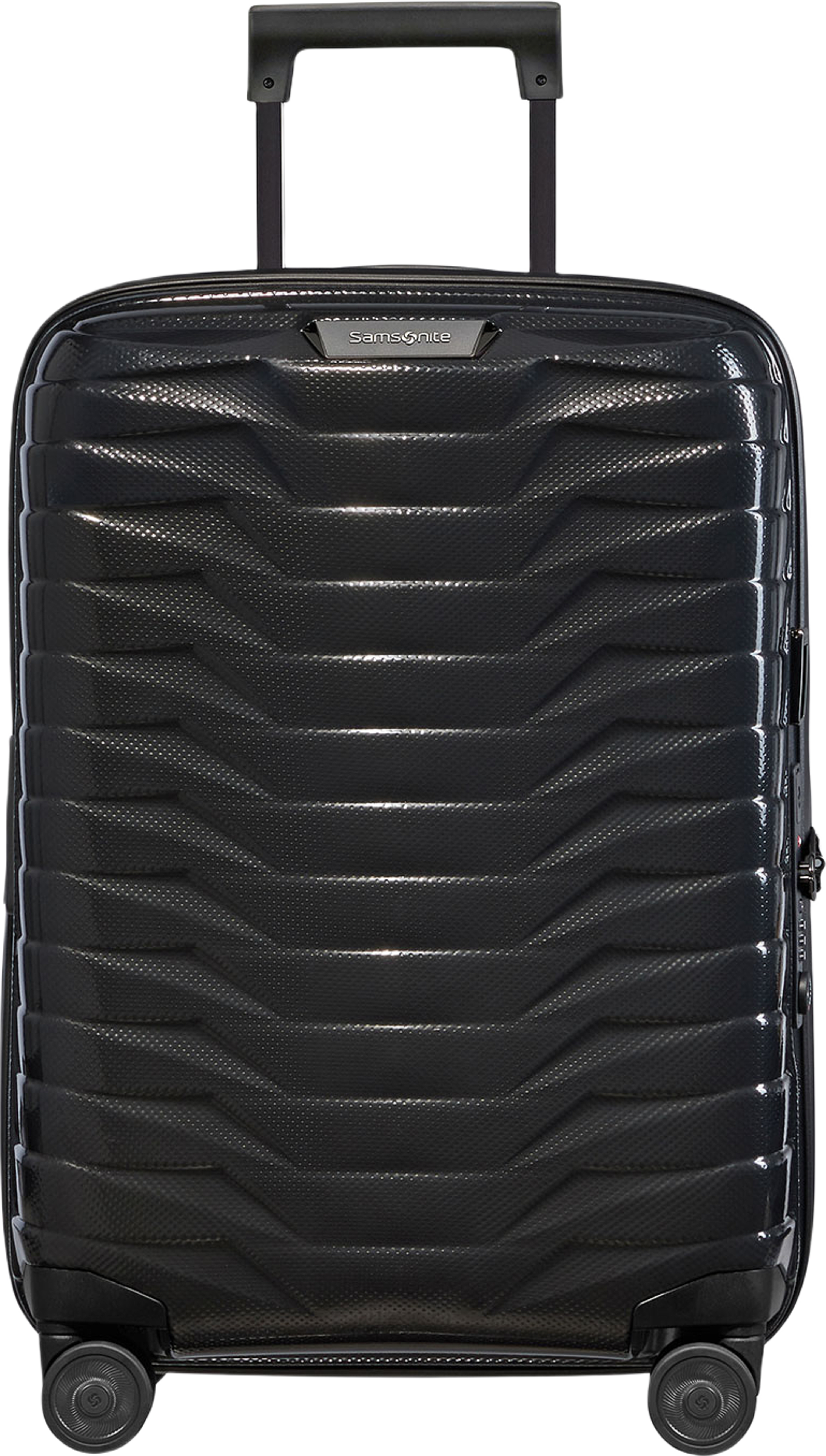 Proxis Kabinväska med 4 hjul 55 cm, från Samsonite, i färgen Black. Klicka för att öppna bilden i stort format