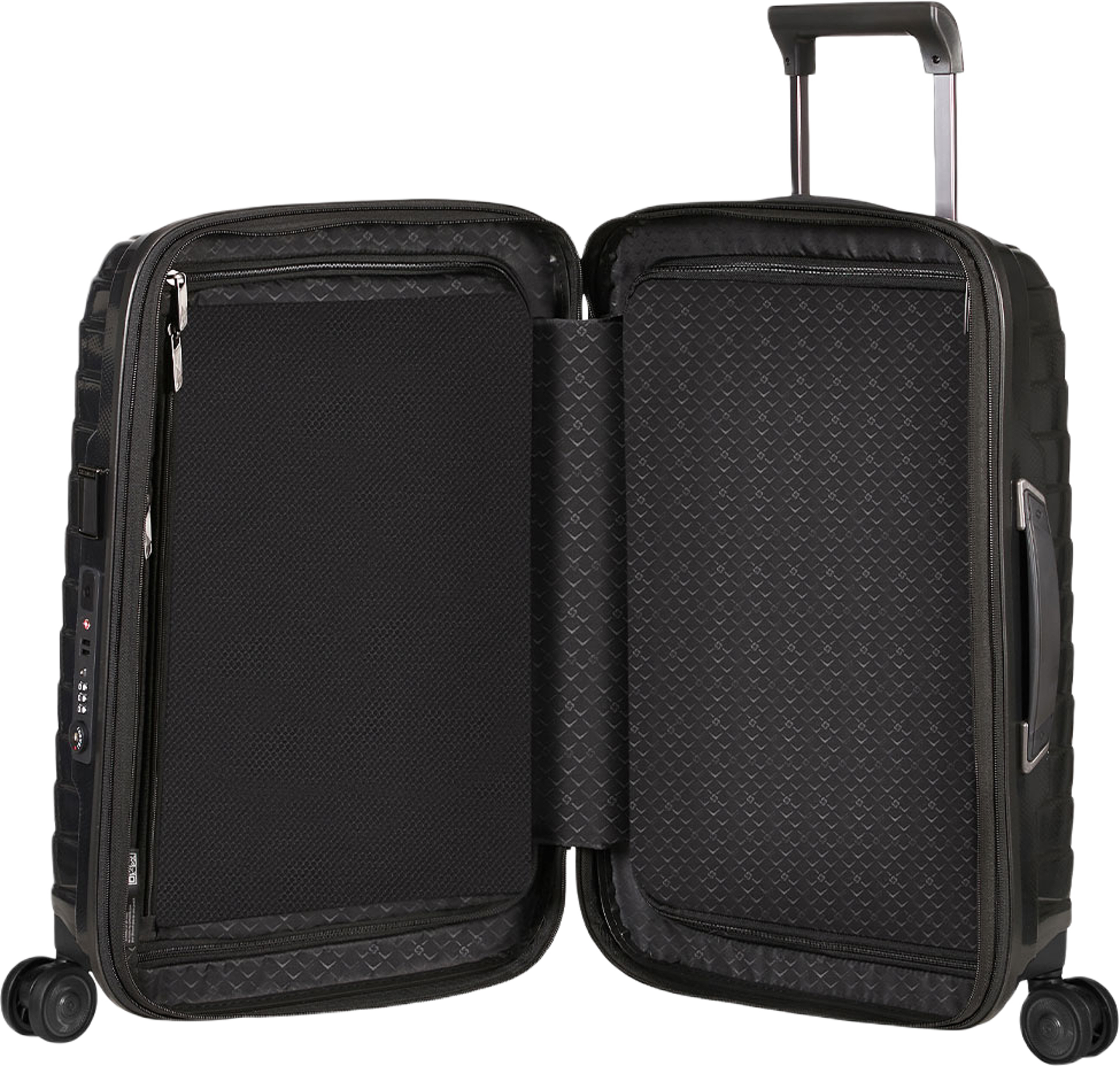 Proxis Kabinväska med 4 hjul 55 cm, från Samsonite, i färgen Black. Klicka för att öppna bilden i stort format