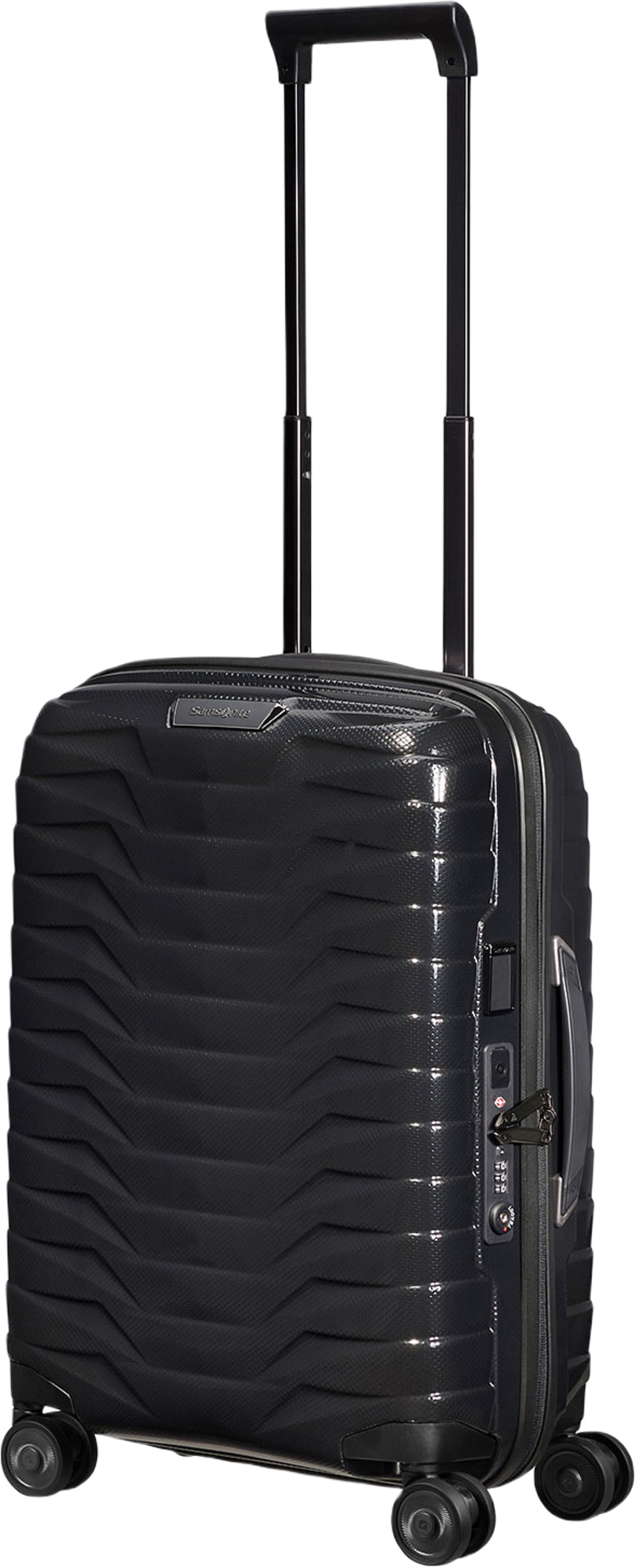 Proxis Kabinväska med 4 hjul 55 cm, från Samsonite, i färgen Black. Klicka för att öppna bilden i stort format