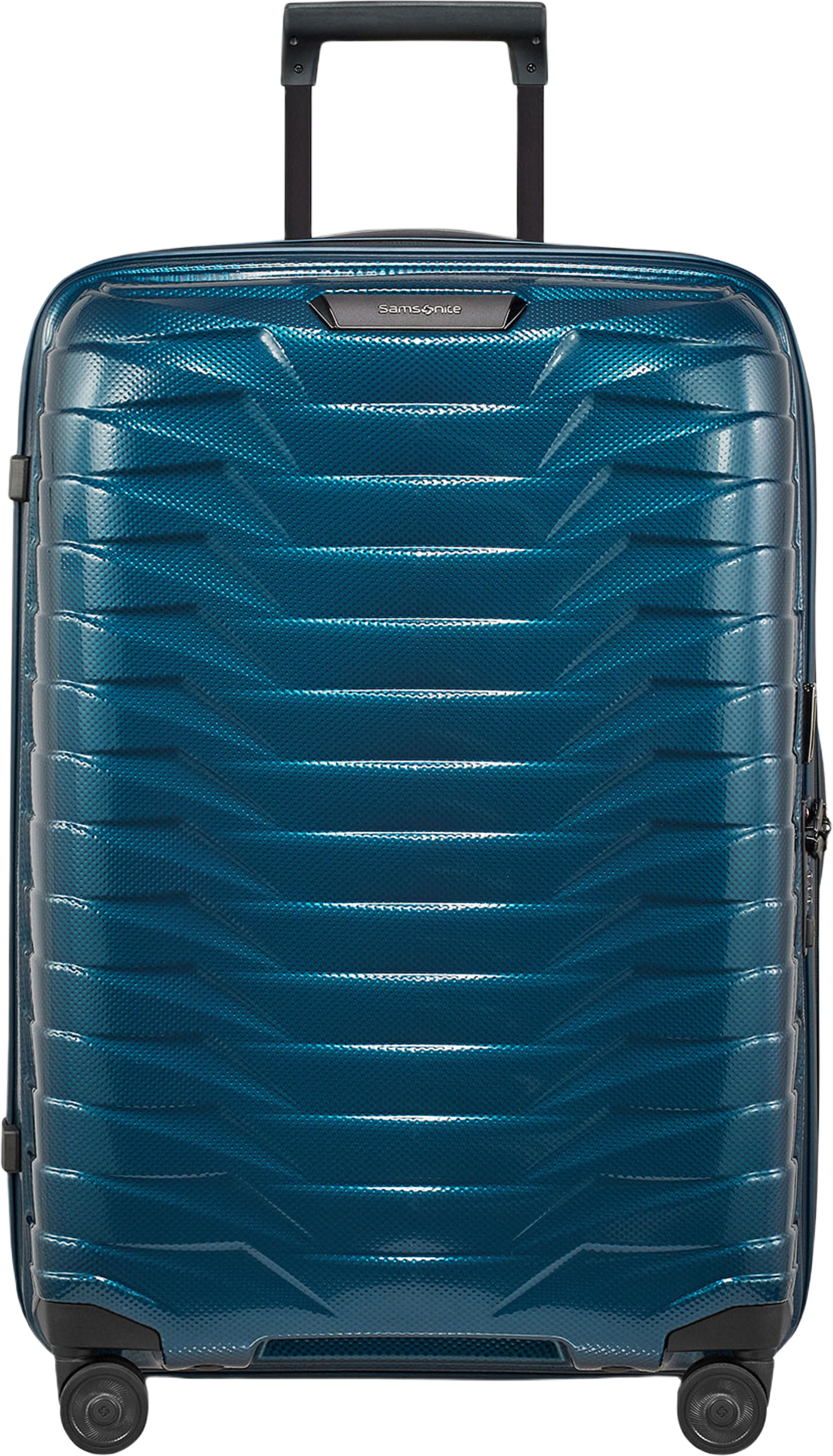 Proxis Resväska med 4 hjul 69 cm, från Samsonite, i färgen Petrol Blue. Klicka för att öppna bilden i stort format