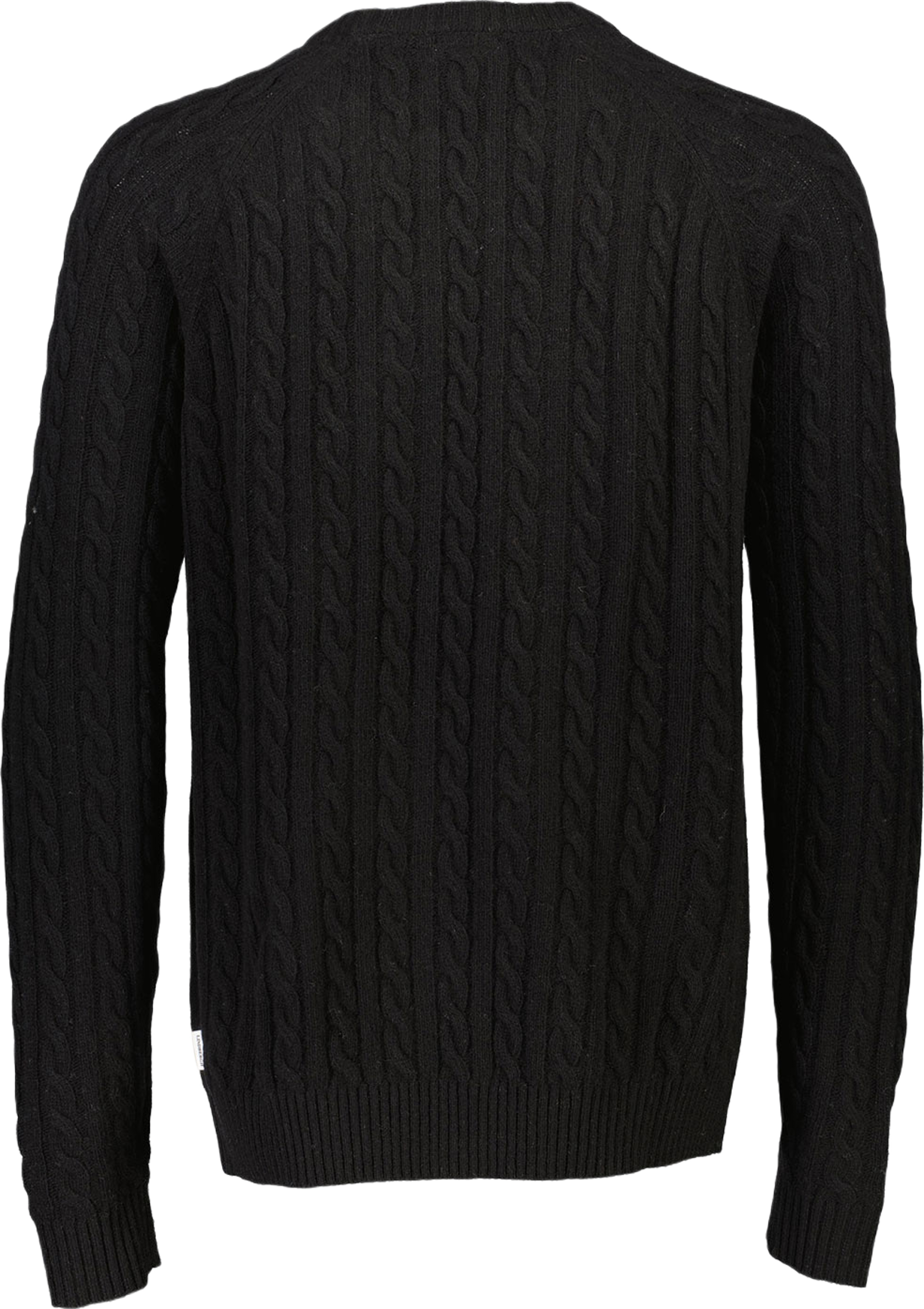 Lambswool Raglan Cable O-Neck