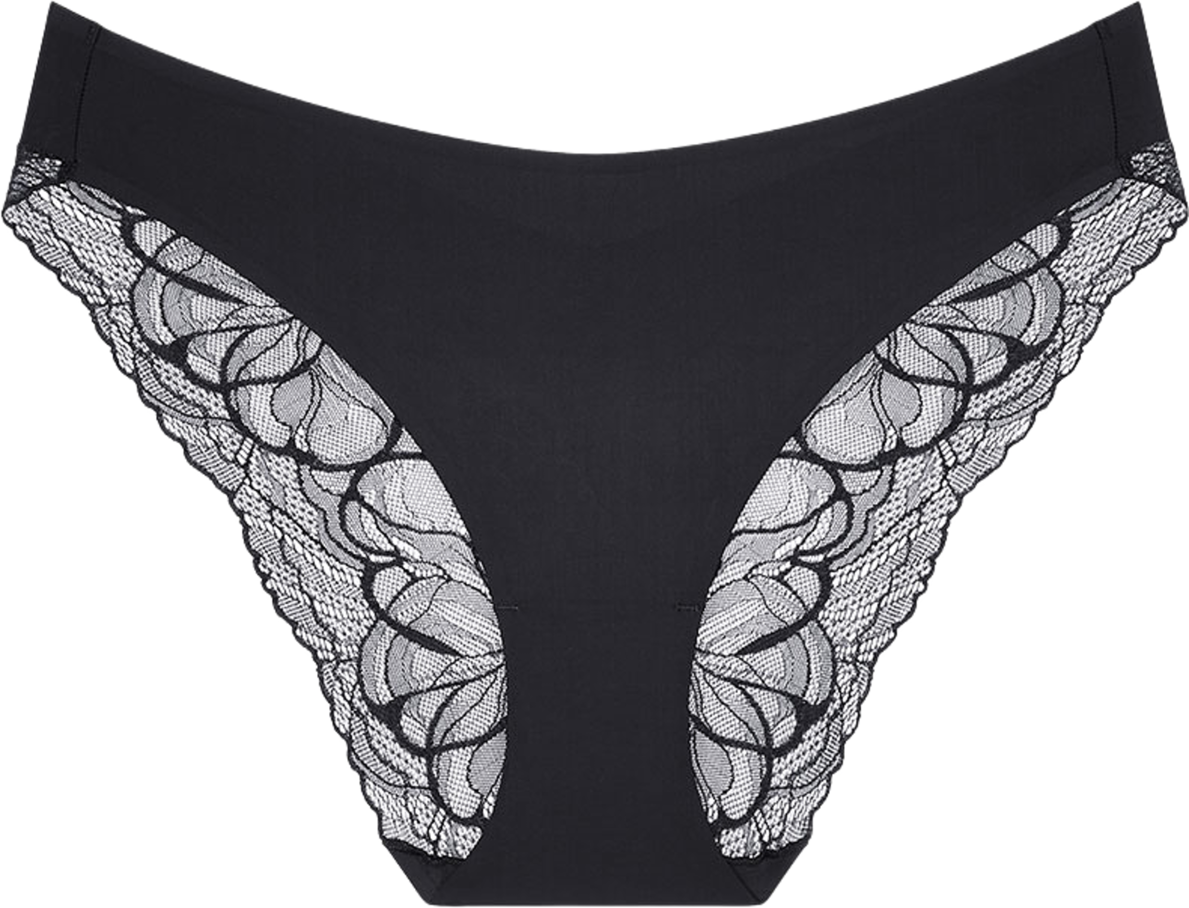 Body Make-Up Illusion Lace Highleg Tai, från Triumph, i färgen Black. Klicka för att öppna bilden i stort format