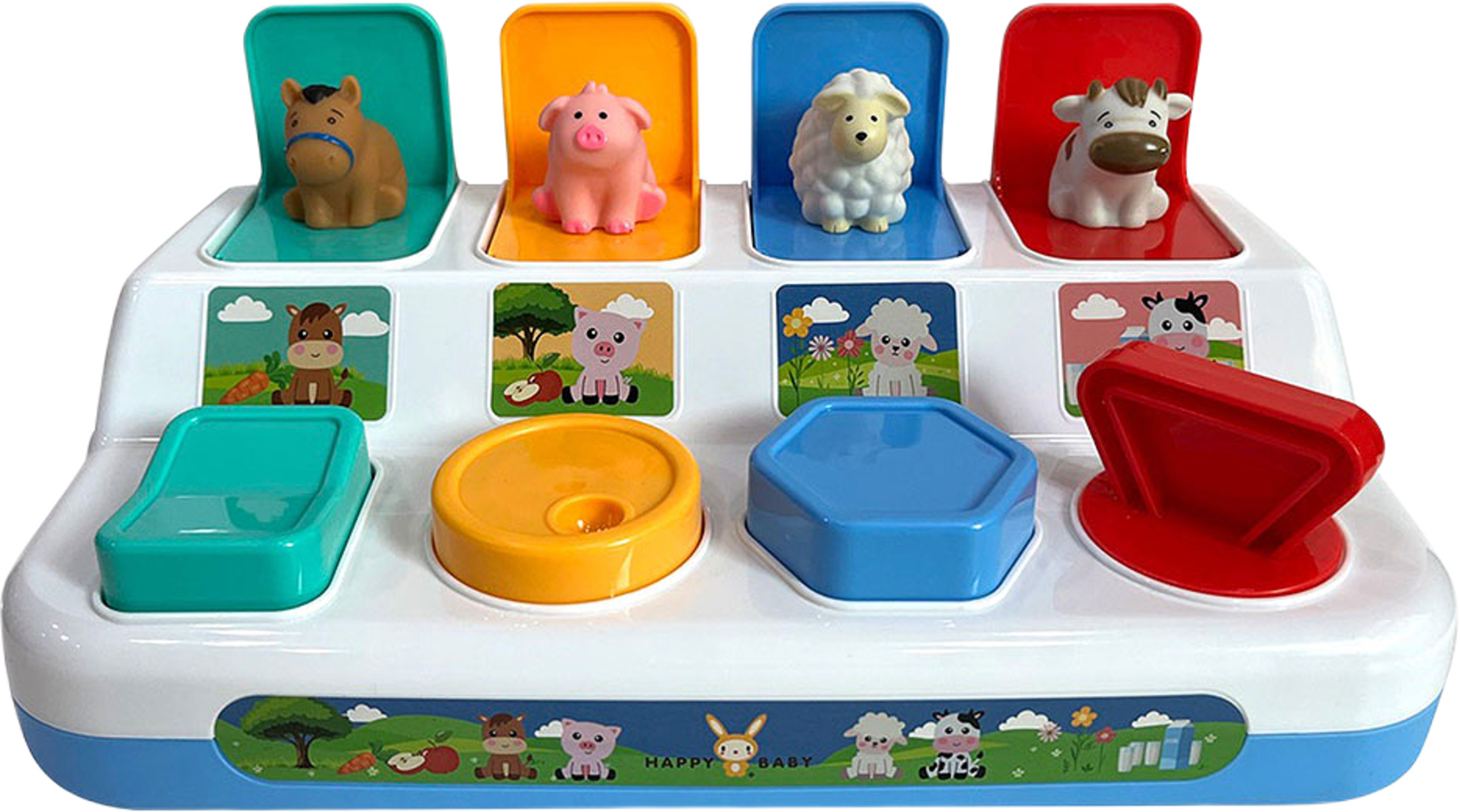 HAPPY BABY Pop Up Farm Animals L&S