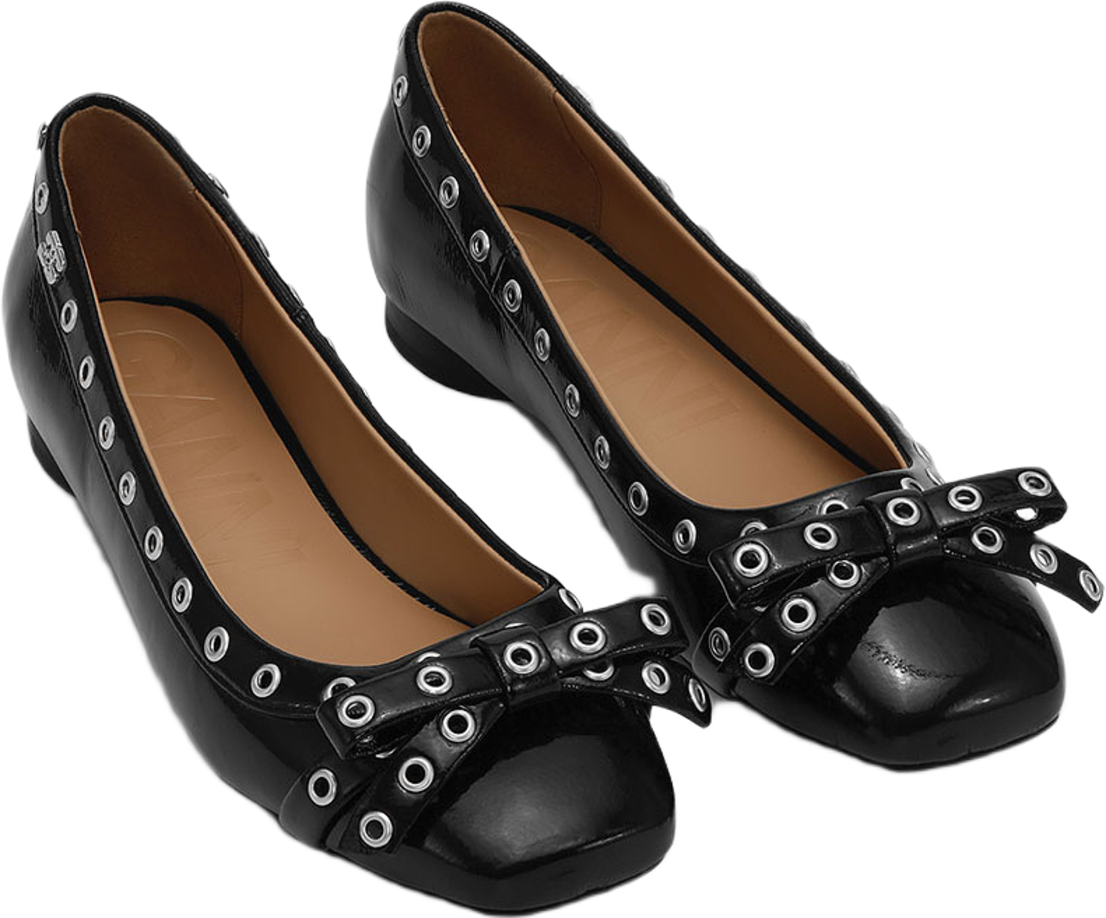 Eyelets Bow Ballerina