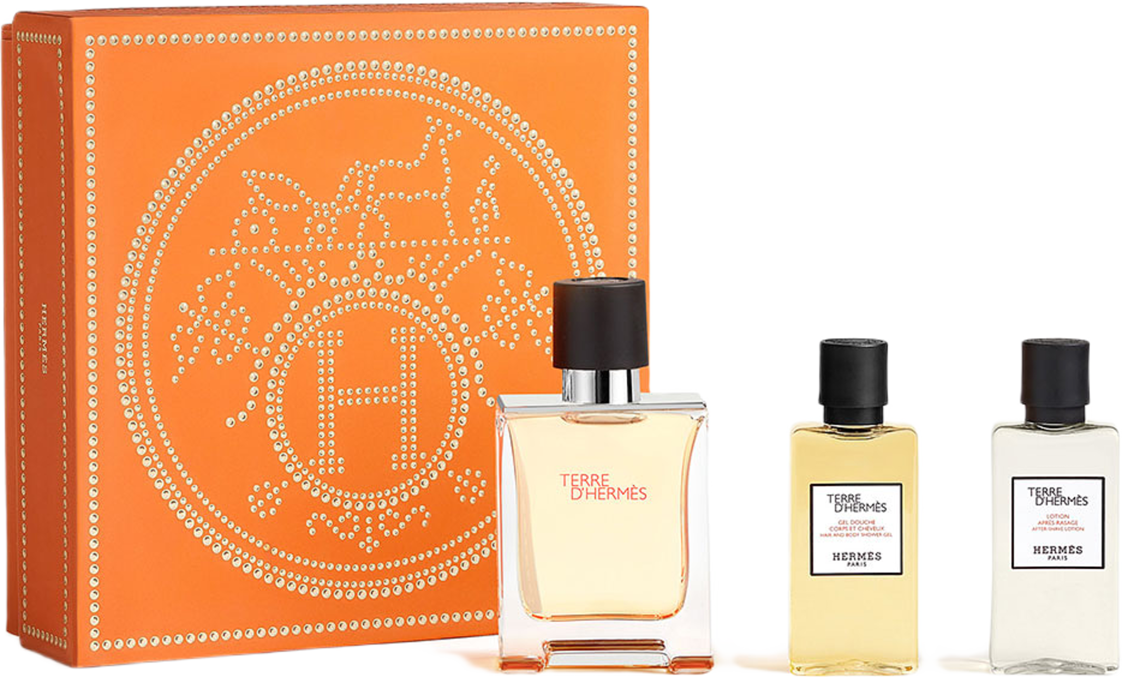 Terre d'Hermès EDT Set 50ml + HBSG 40ml + ASL 40ml FEH24