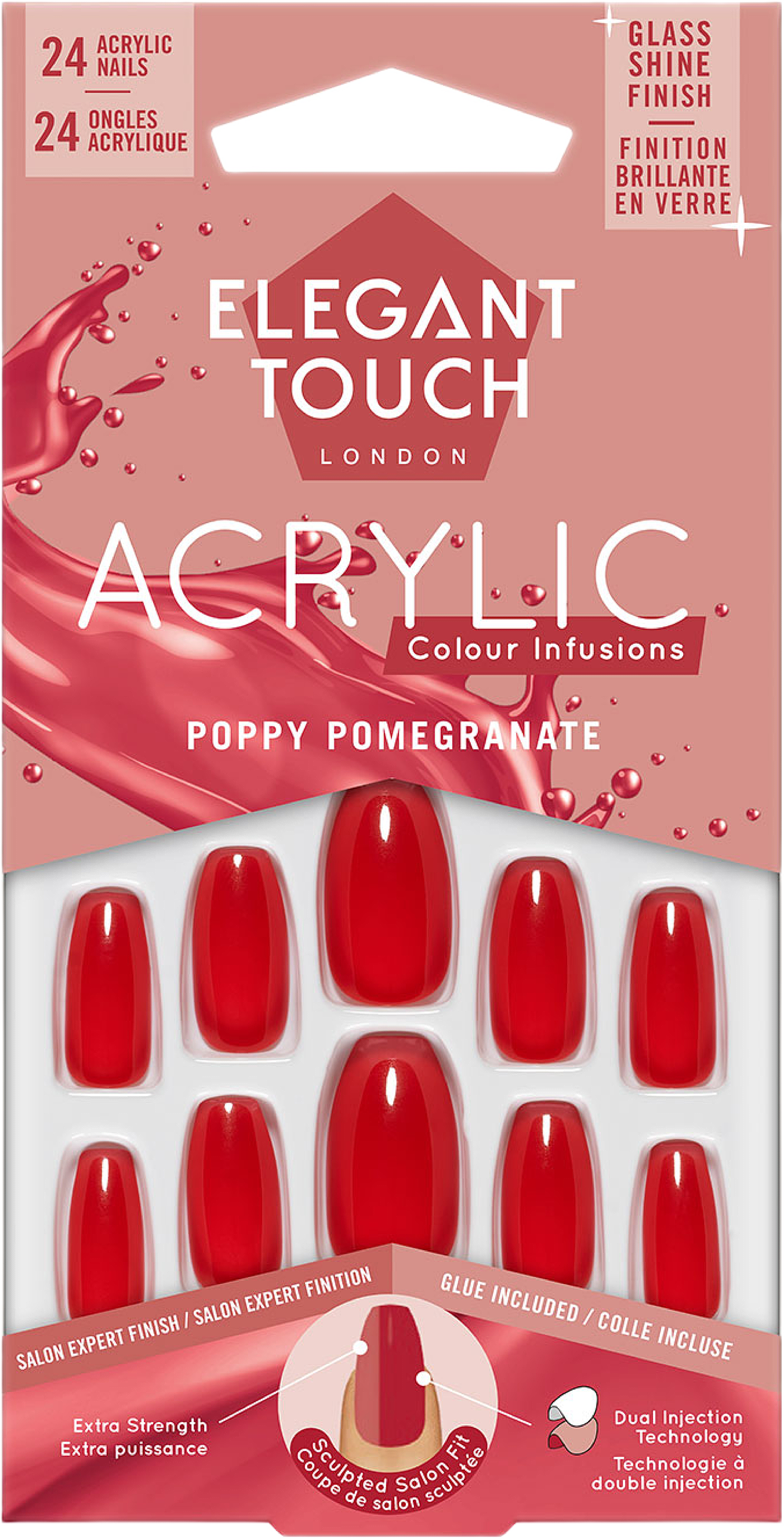 Colour Acrylics Poppy Pomegranate